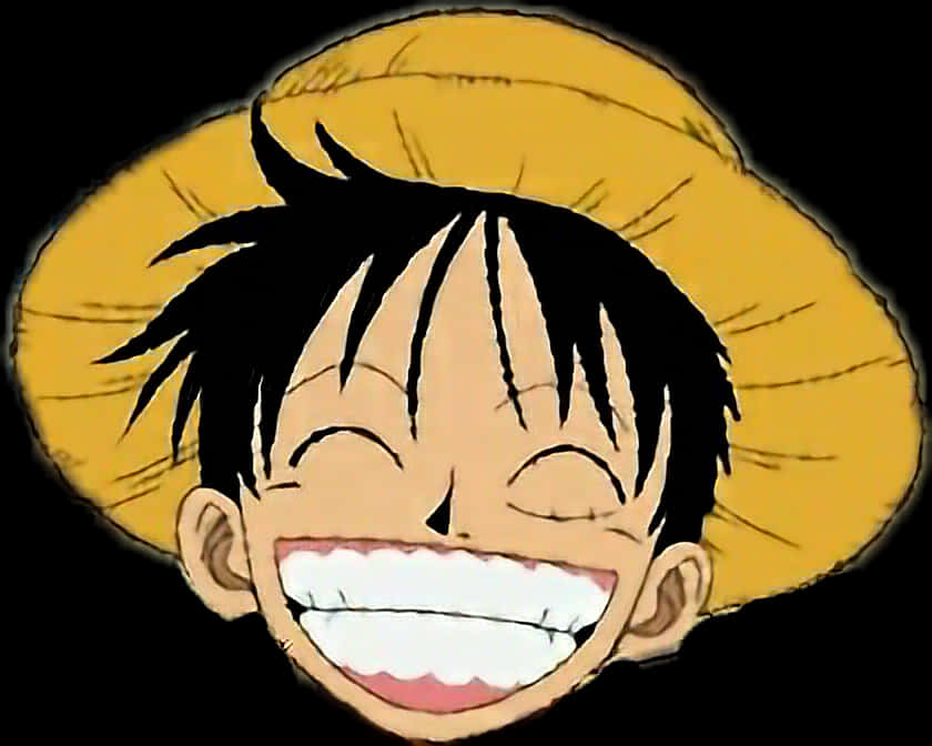 Portretul lui Luffy râzând Fundal