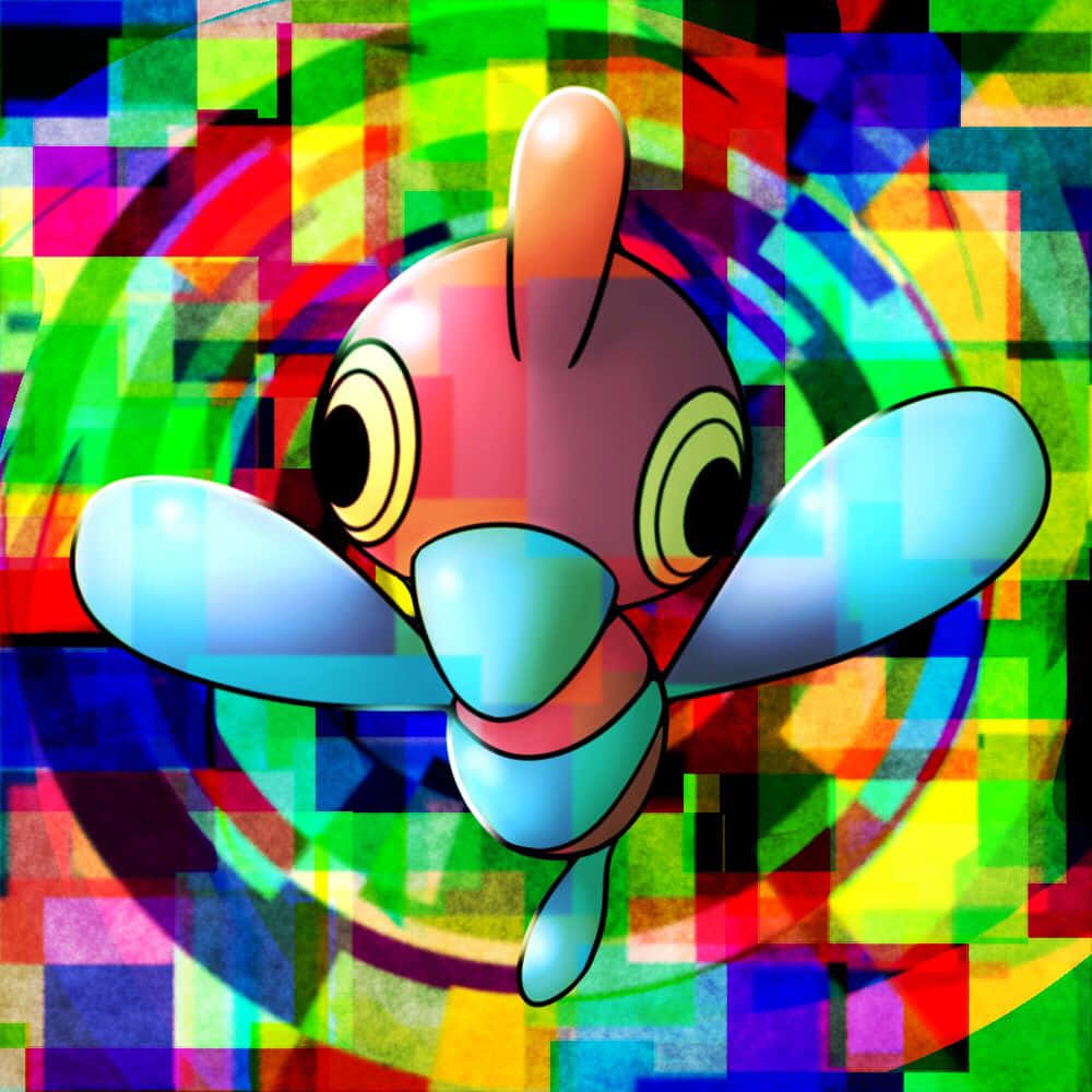 Porygon-Z într-o postură de luptă captivantă Fundal