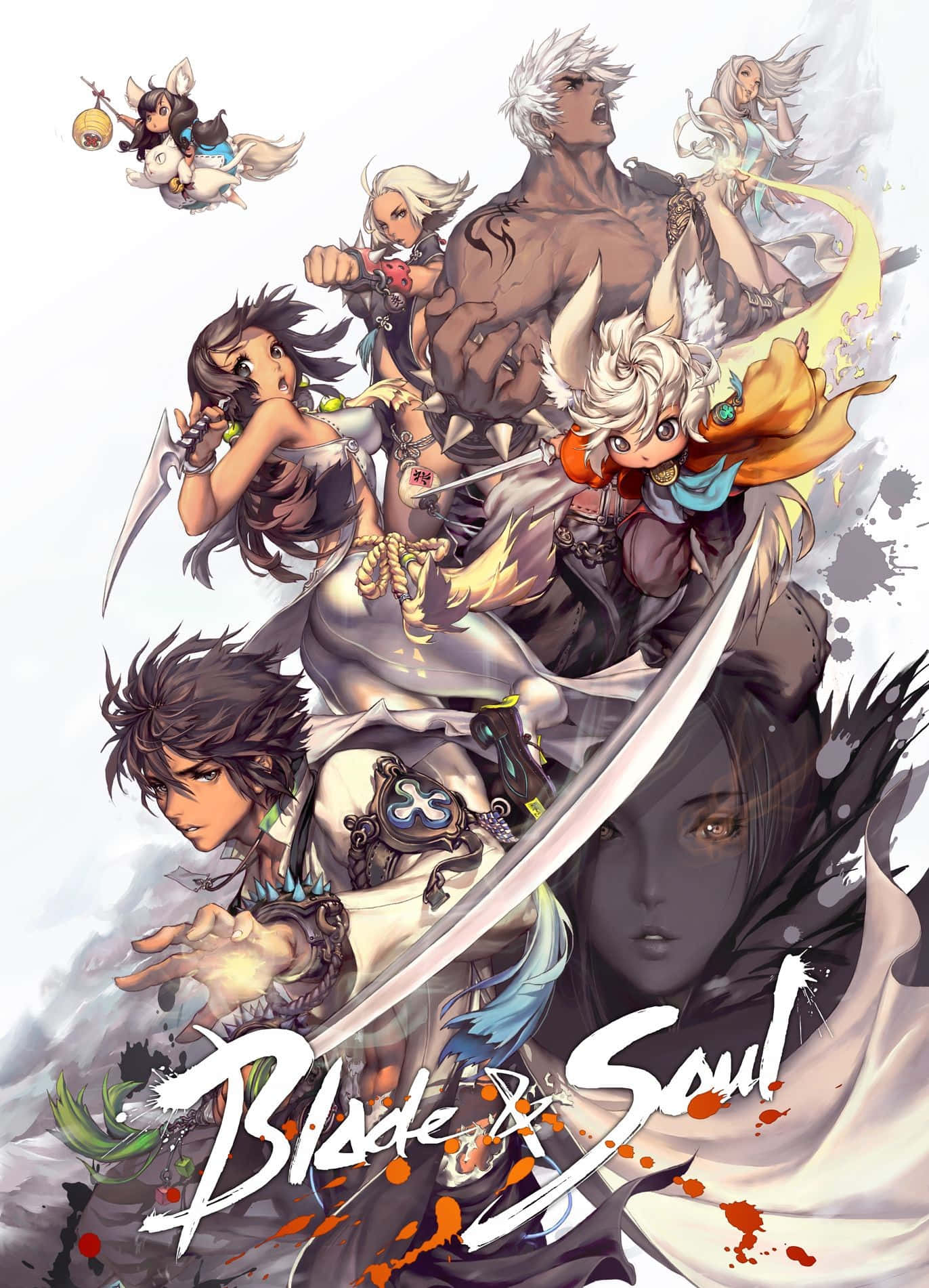 Poster Anime Blade And Soul pentru Joc Video Fundal