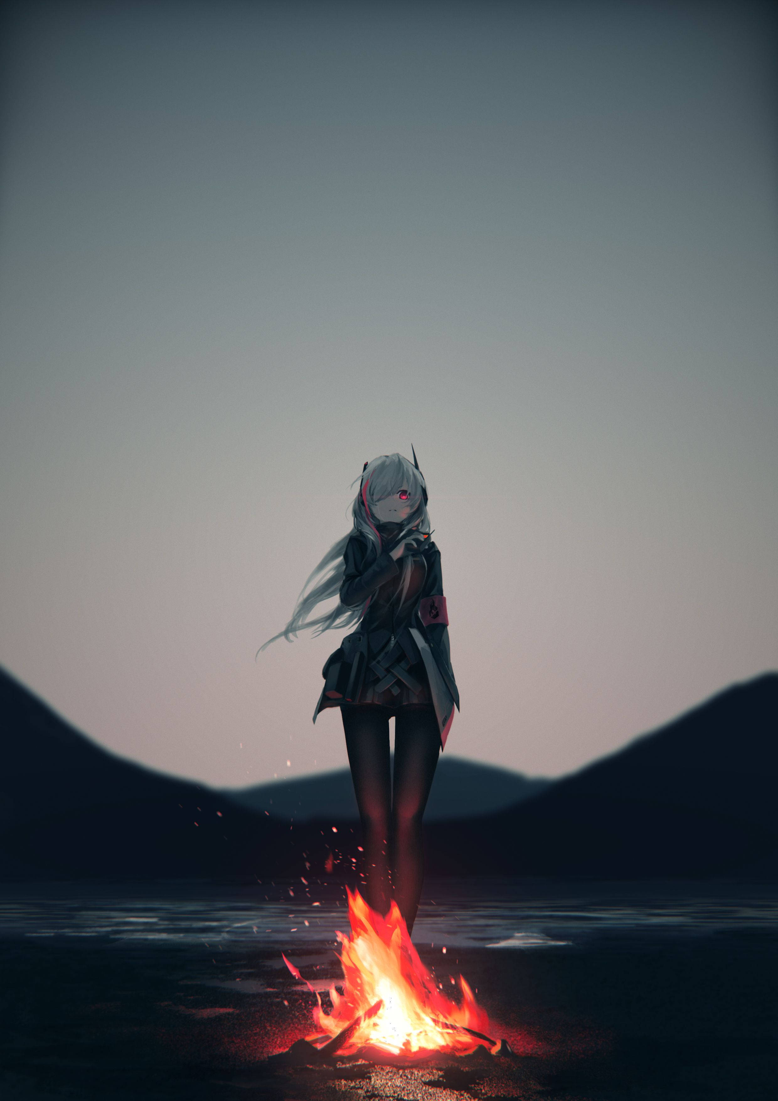 Girls Frontline Poster Anime Fundal