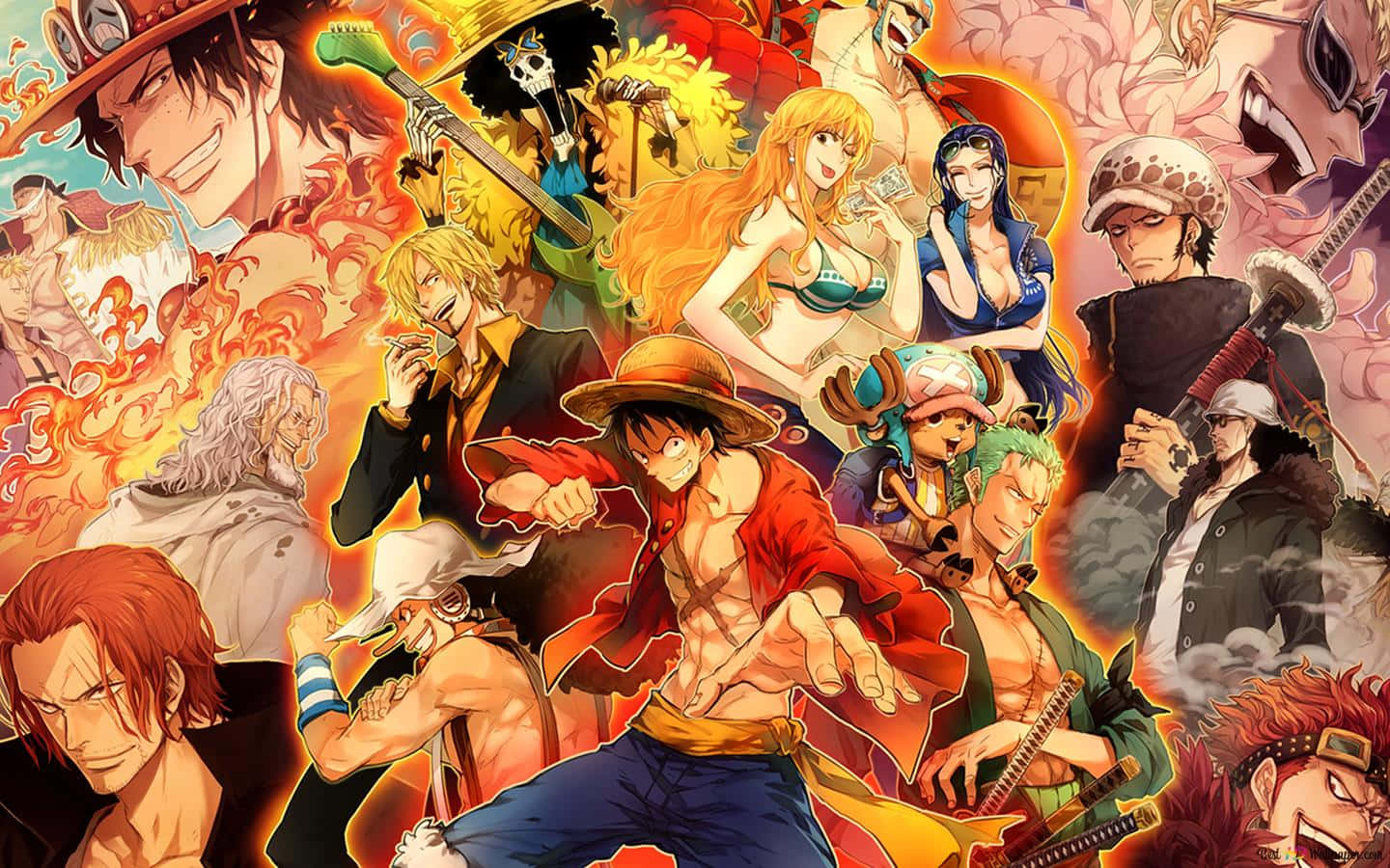 Poster Anime One Piece de Calitate Fundal