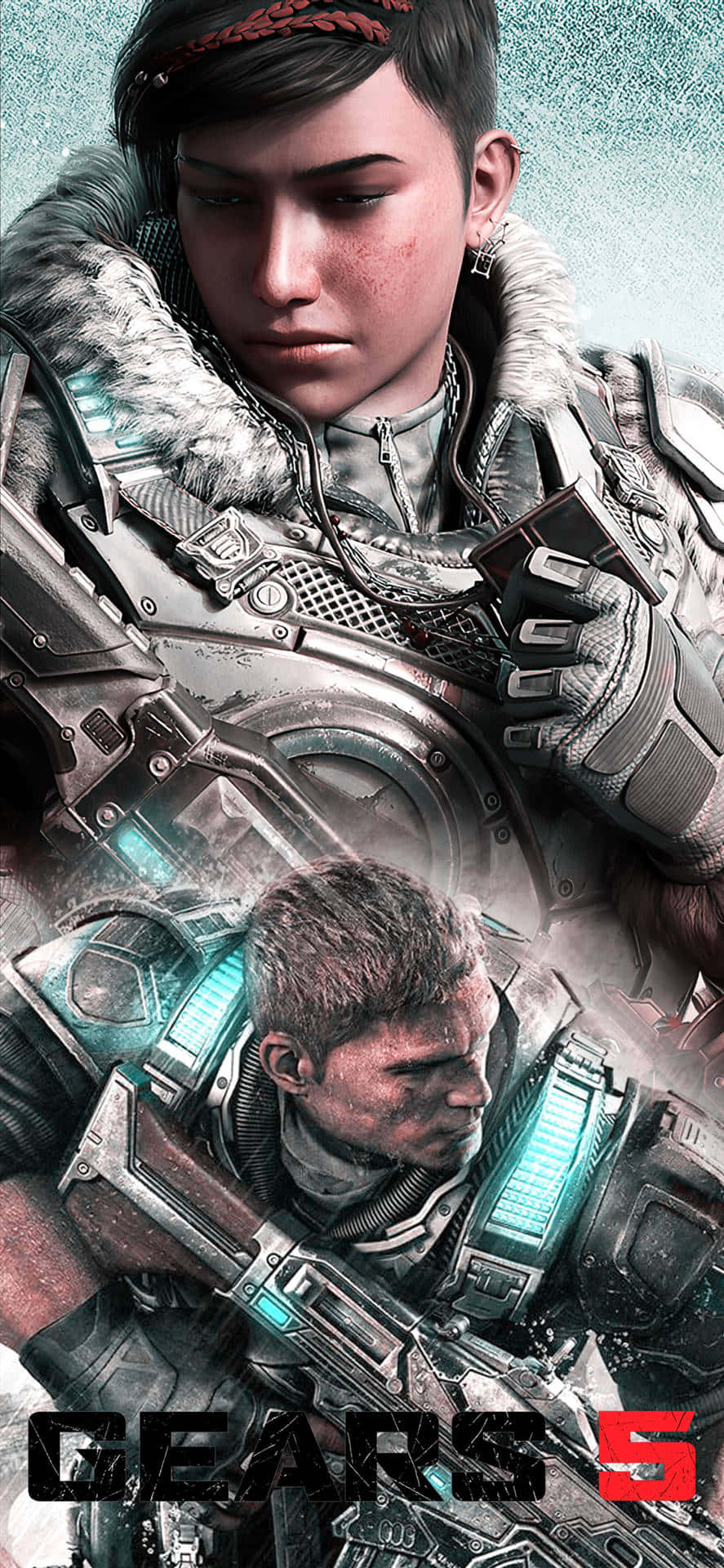 Poster Creativ iPhone XS Gears Of War 5 Fundal