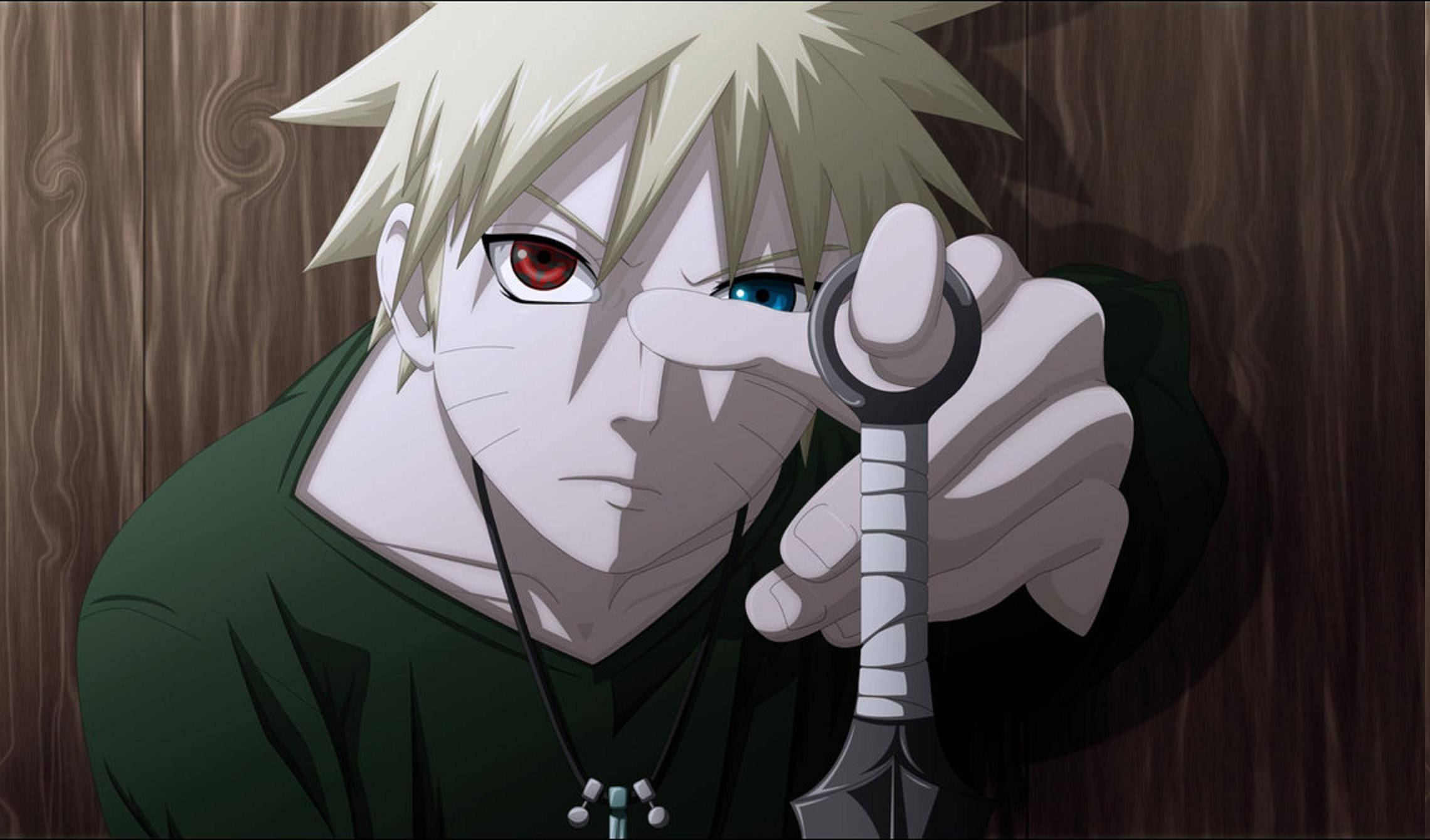Poster cu ochii lui Naruto Fundal