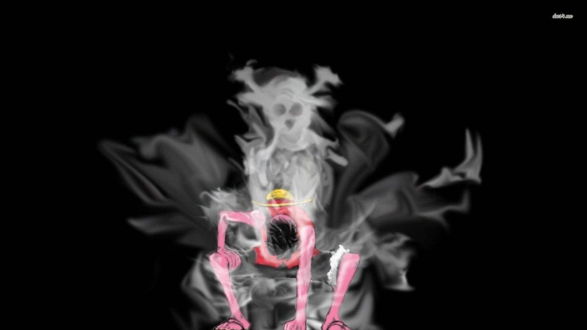 Poster cu spiritul pirat Luffy Fundal