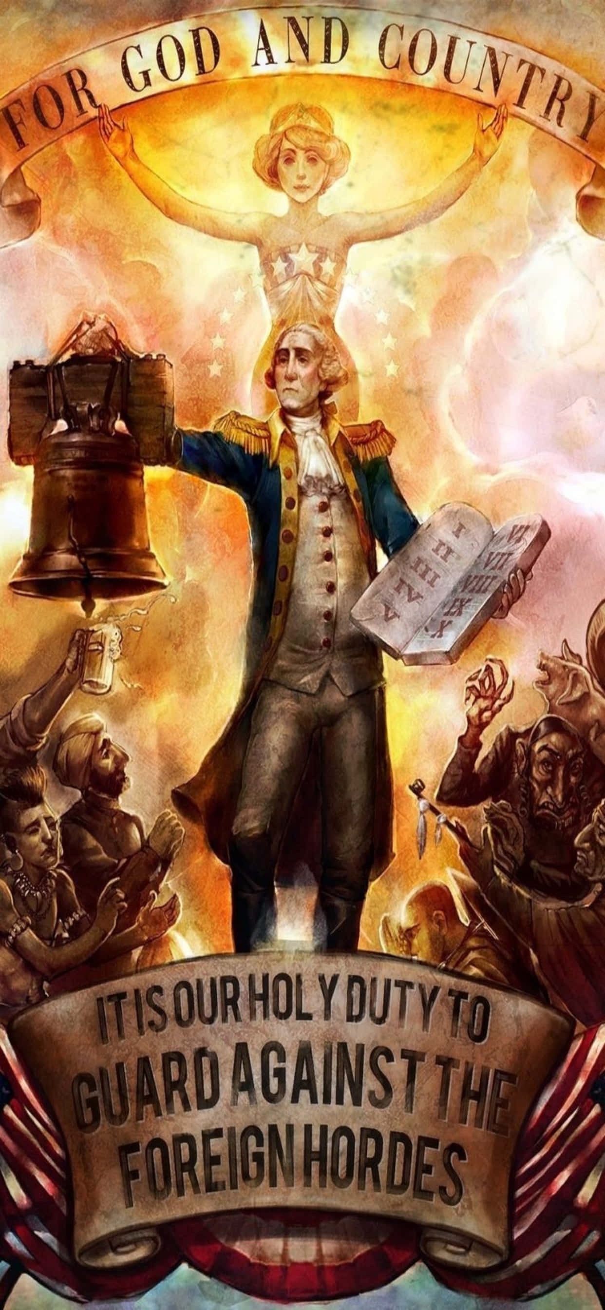 Design Poster Fundal iPhone Xs Max Bioshock Infinite Fundal