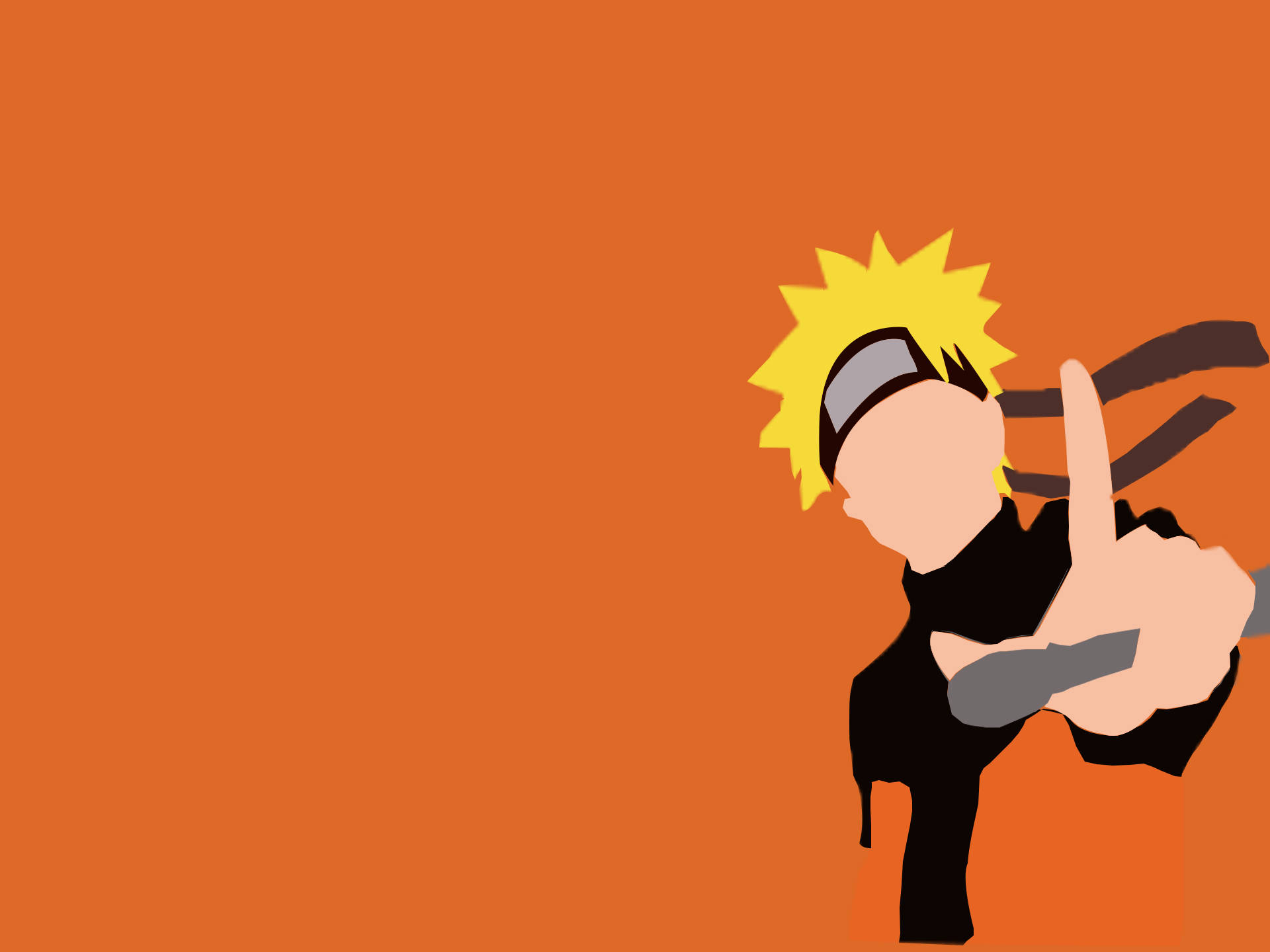 Poster Digital Art Naruto Fundal