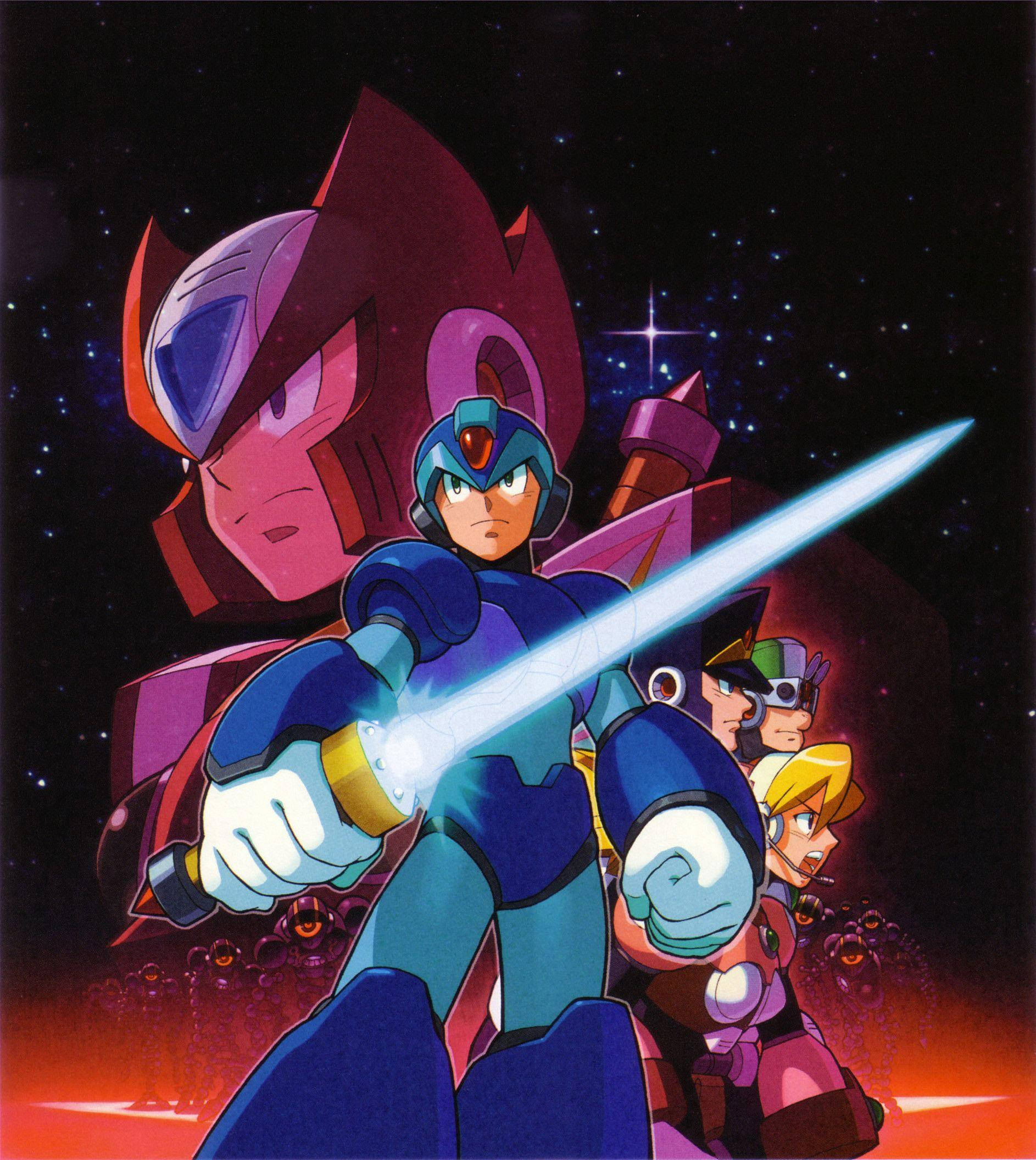 Poster Joc Mega Man Xtreme 2 Fundal