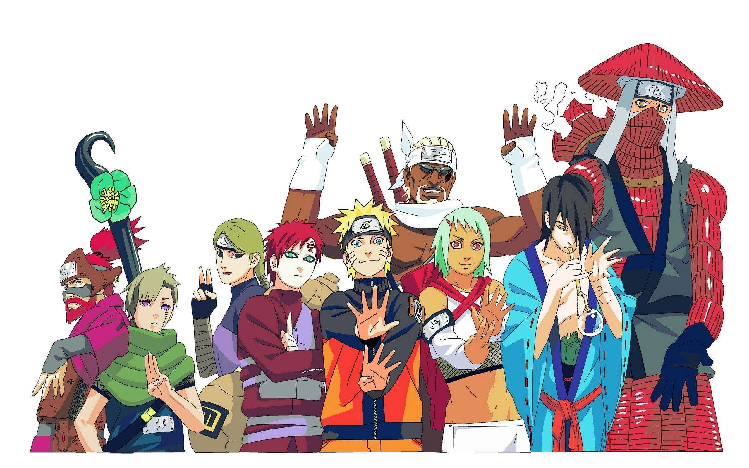 Poster Naruto Jinchuriki Fundal