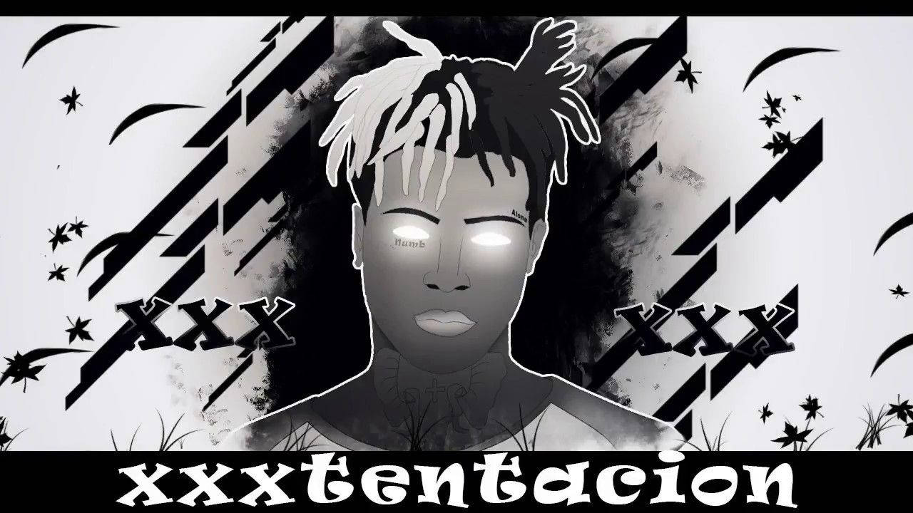 Poster Rapper Anime Xxxtentacion Fundal