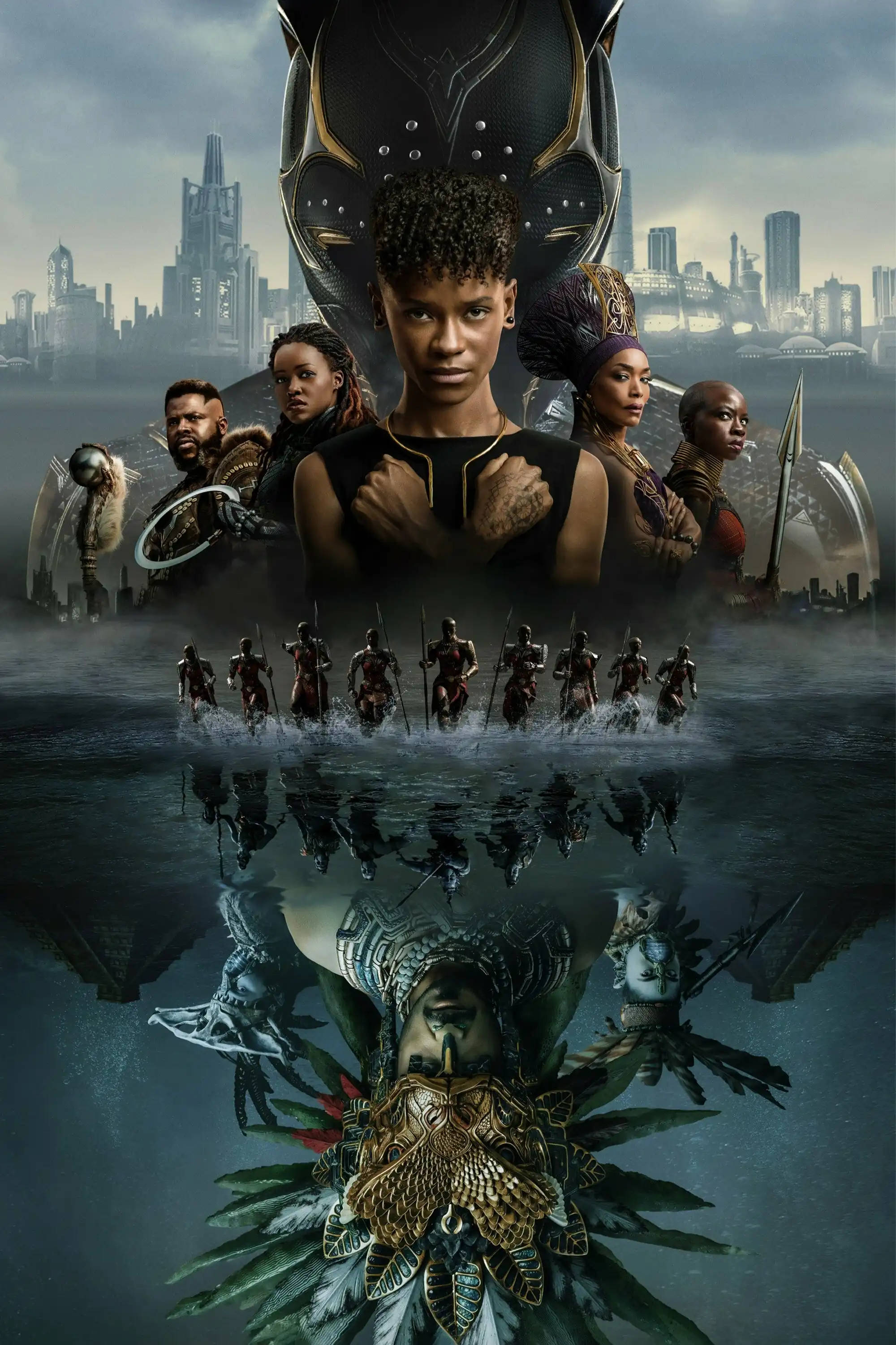 Poster Wakanda Forever Fundal