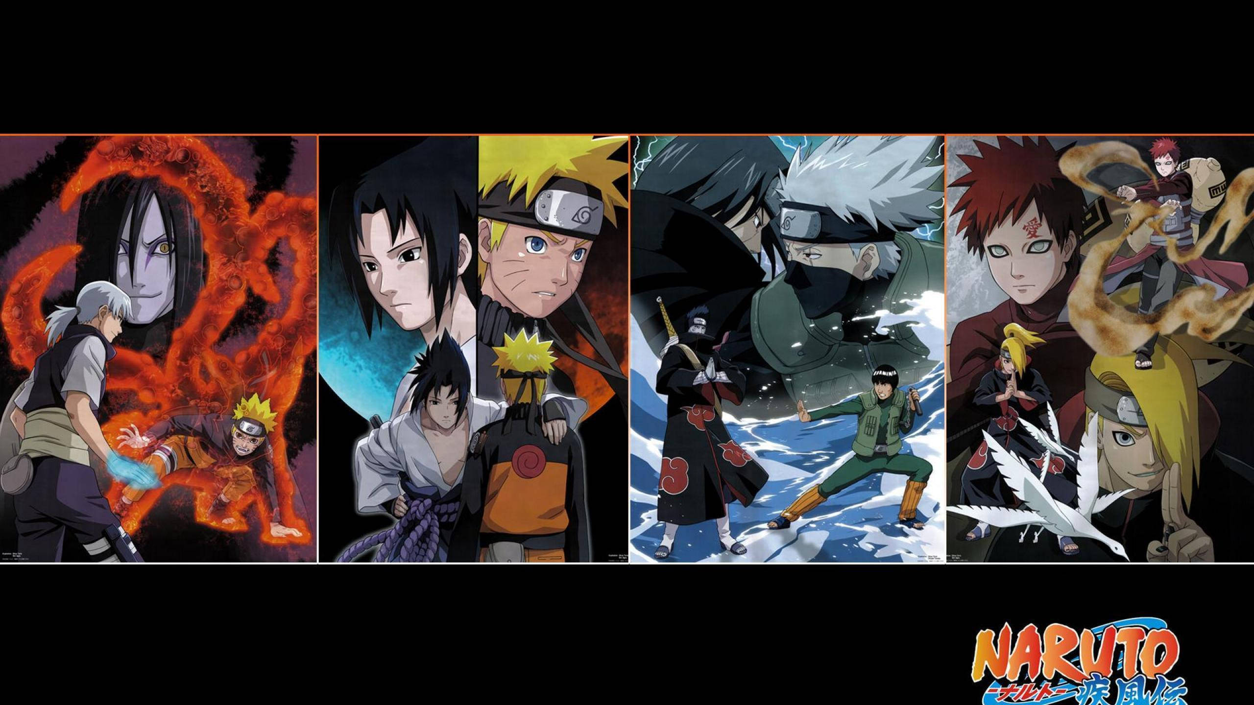 Postere diferite cu Naruto Fundal