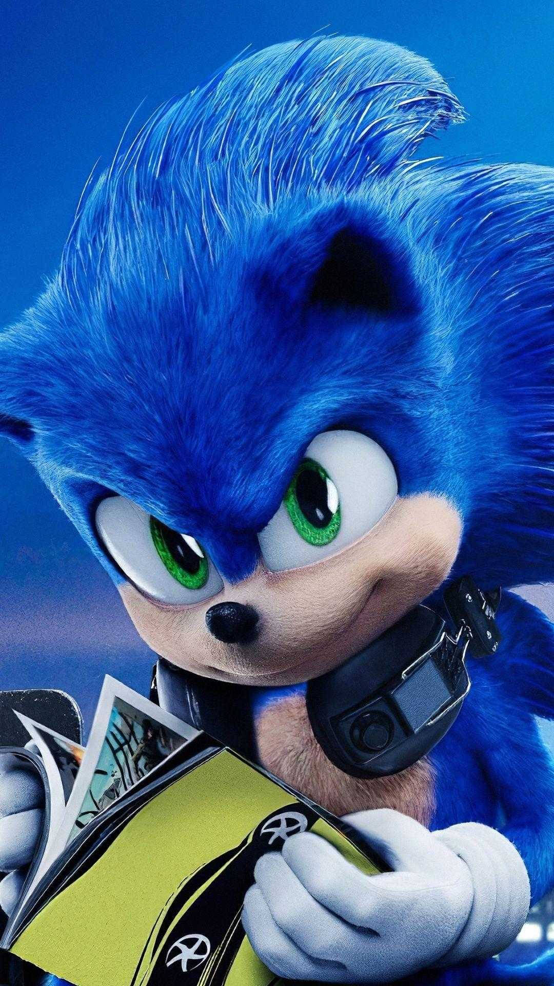 posterul filmului Sonic the Hedgehog Fundal