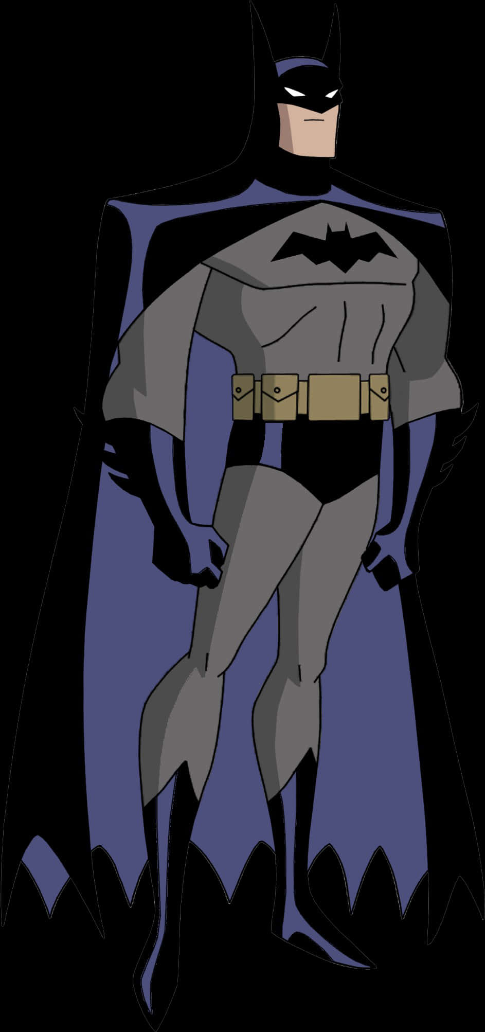 Poză clasică cu Batman în poziție din desene animate Fundal