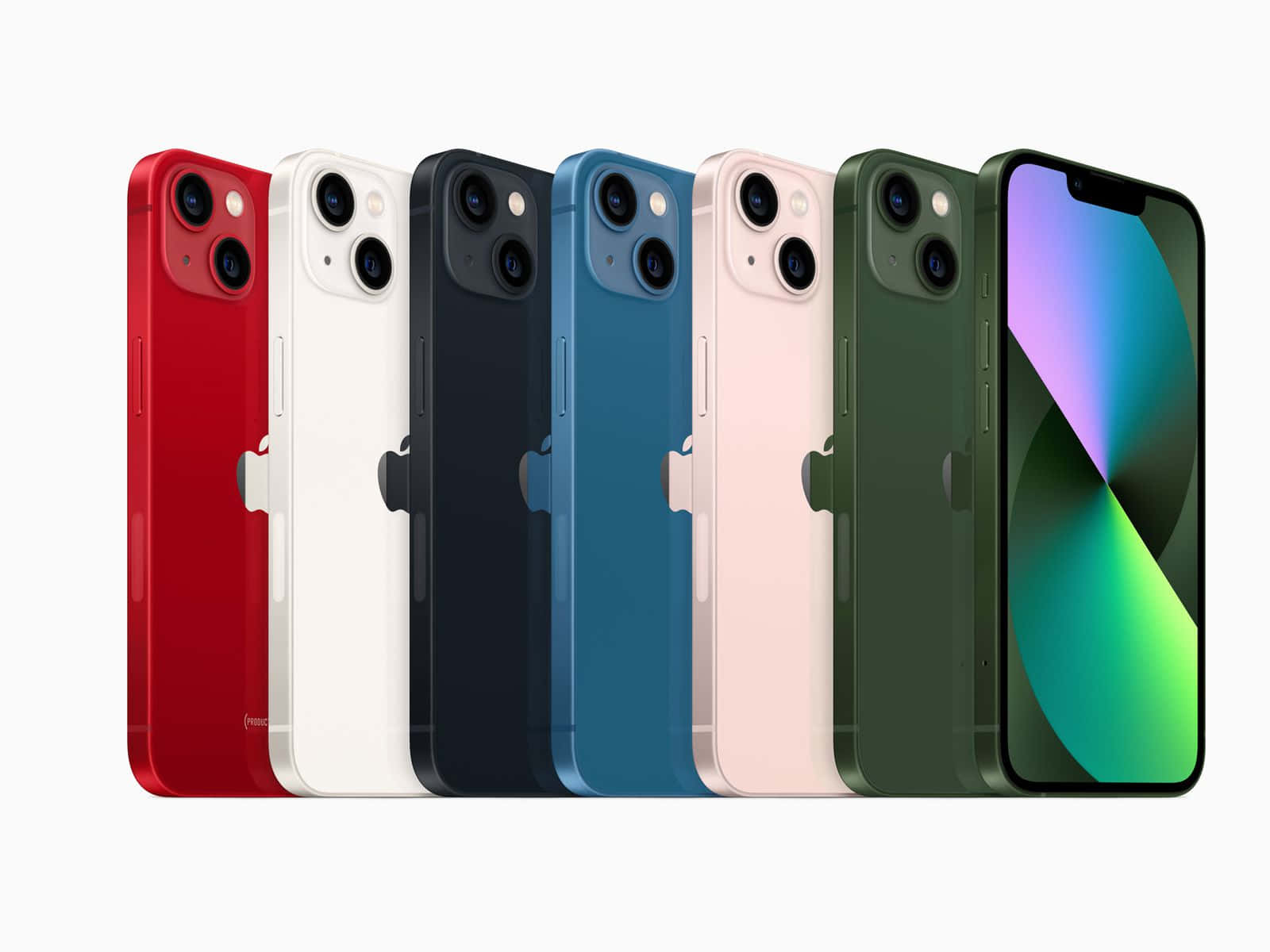 Poza cu iPhone în diferite culori Fundal
