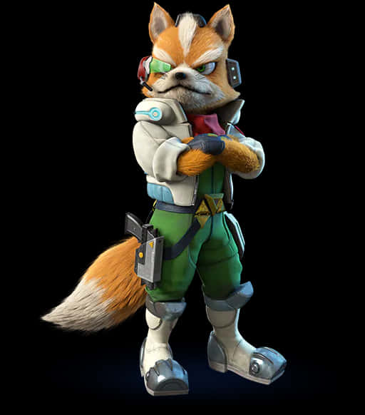Poză cu personajul Star Fox Fundal