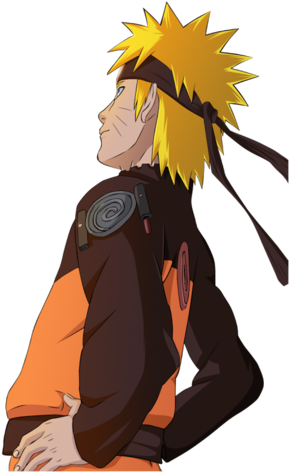 Poză de profil Naruto Uzumaki Fundal
