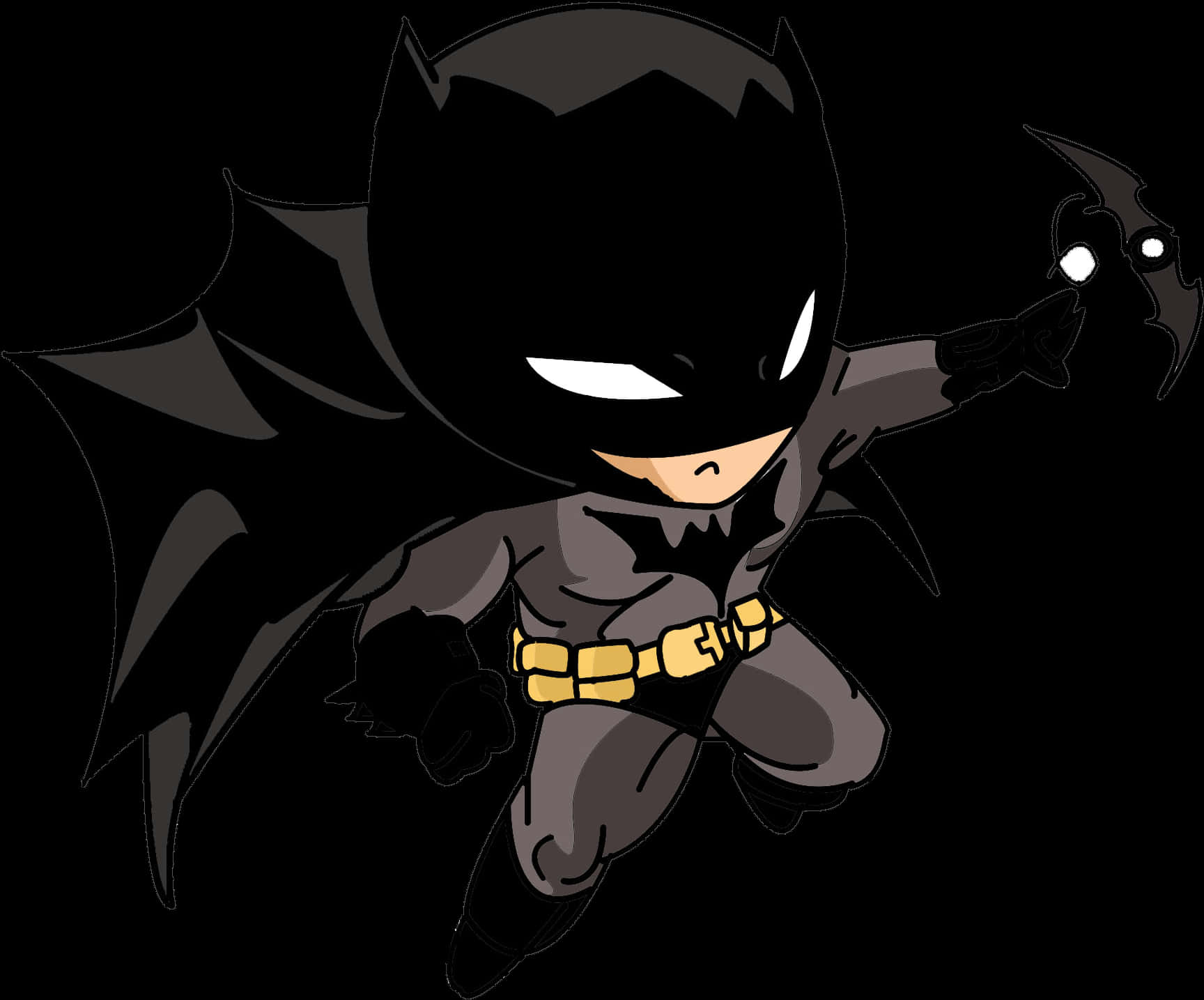 Poză dinamică cu Batman Chibi Fundal