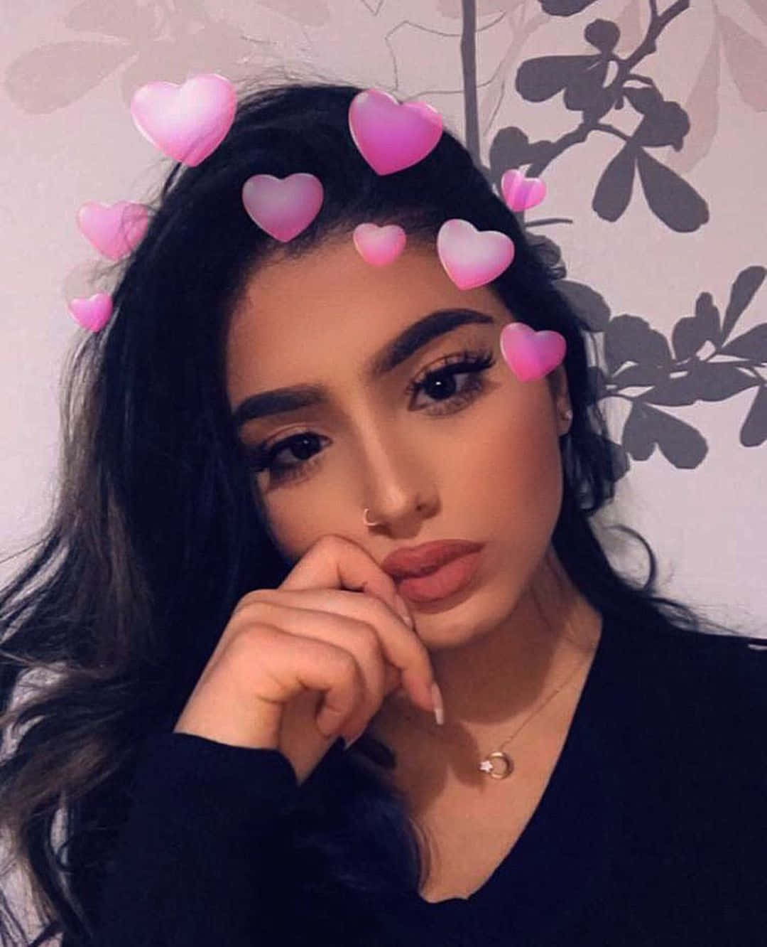 Poză Snapchat cu femeie de culoare Fundal