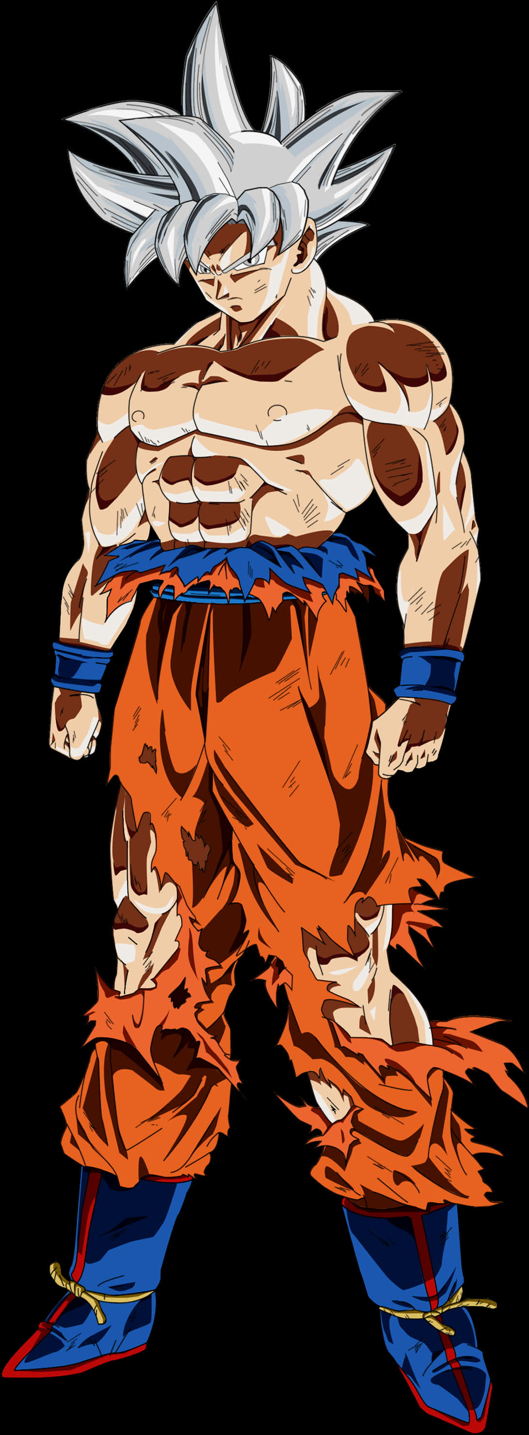 Poziția în picioare a lui Goku Ultra Instinct Fundal