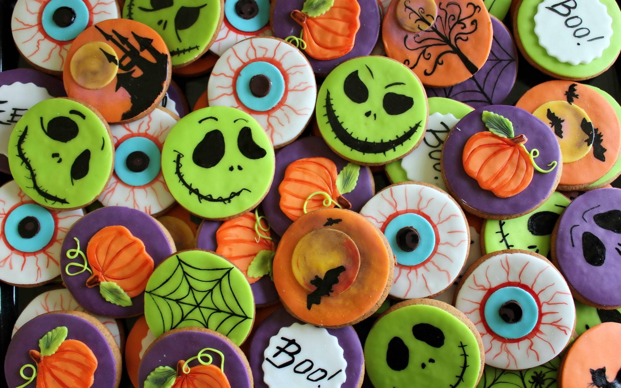 Prăjituri pentru un Halloween monstruos de dulce! Fundal