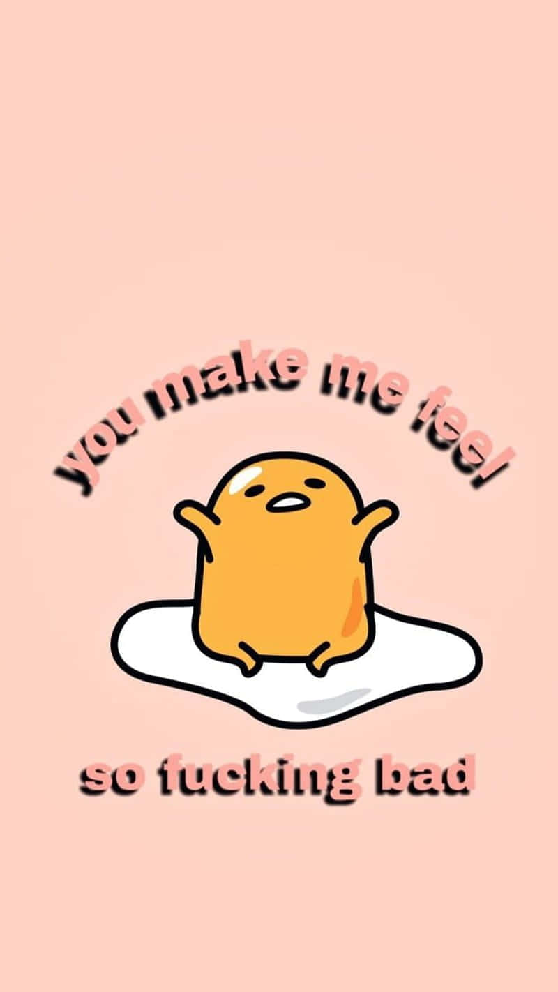 Pregătește-te pentru o zi leneșă cu Gudetama Phone Fundal