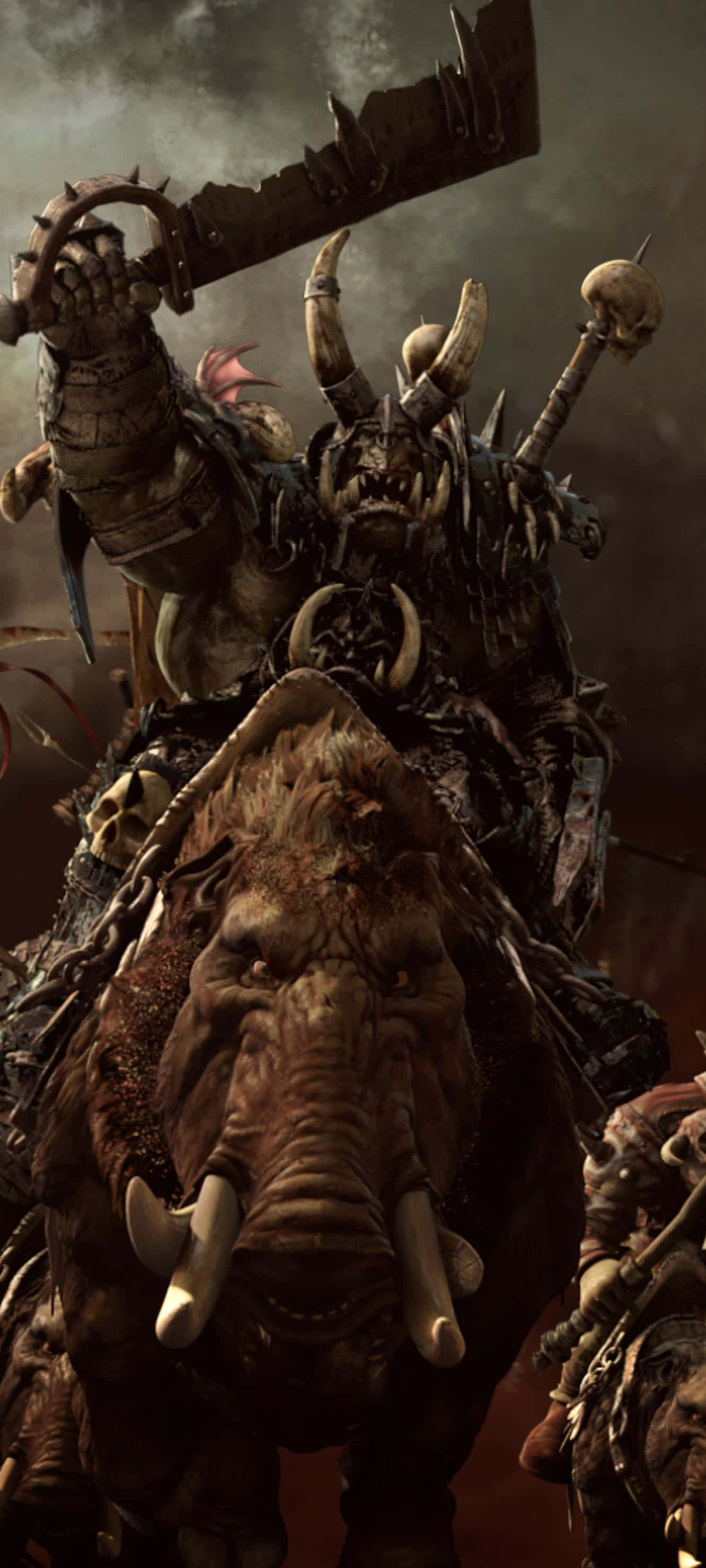 Pregătește-te pentru o bătălie epică Total War Warhammer cu Pixel 3 XL Fundal