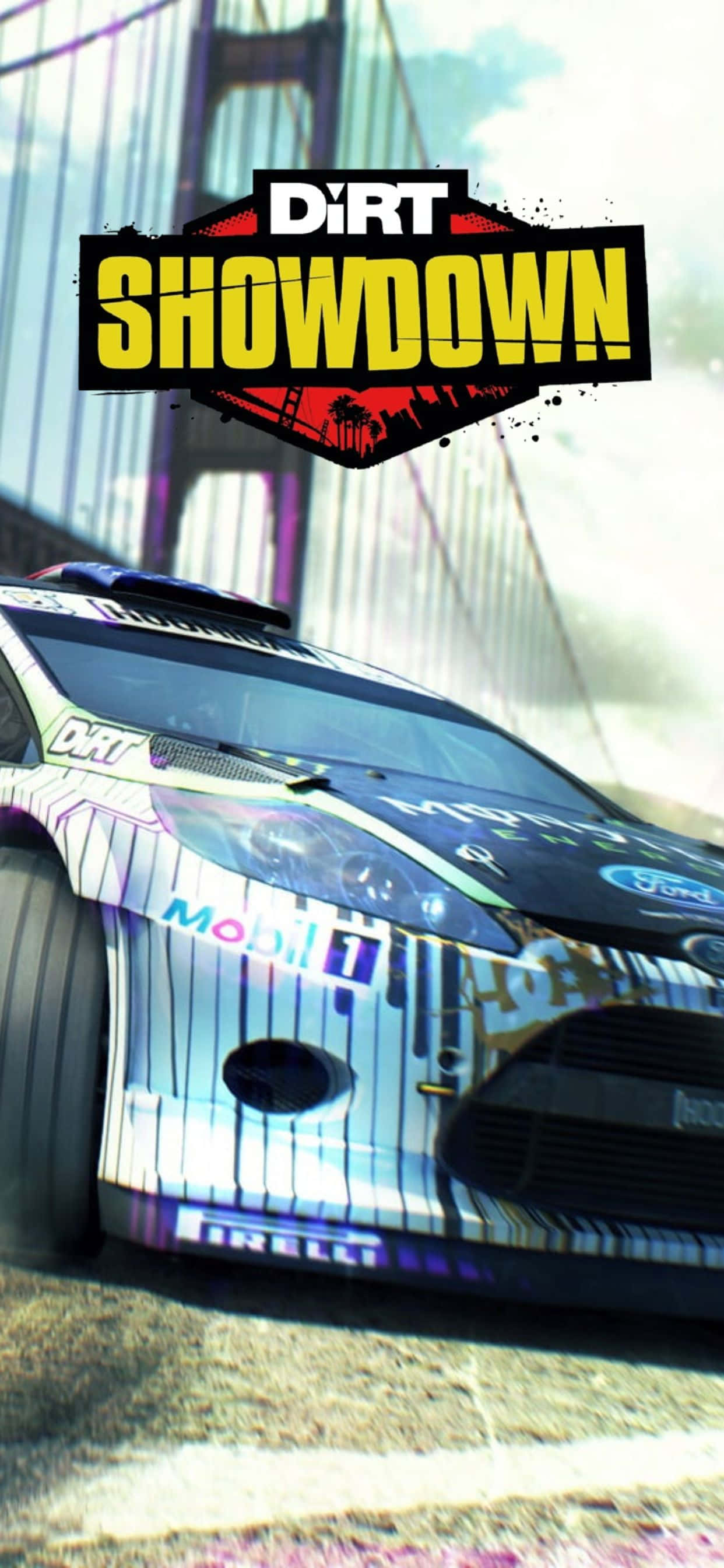 Pregătește-te pentru un Dirt Showdown pe iPhone Xs Max Fundal