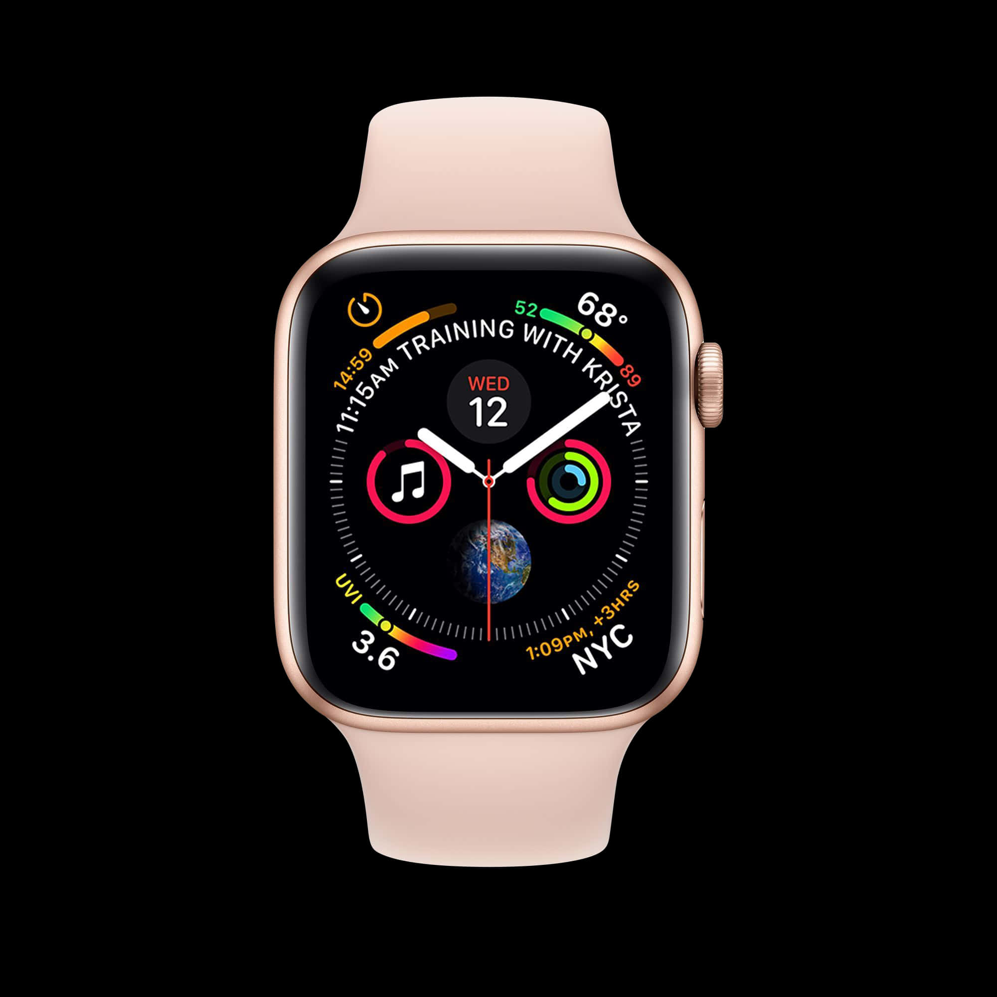 Pregătește-te să duci experiența iPhone la un nivel superior cu Apple Watch. Fundal