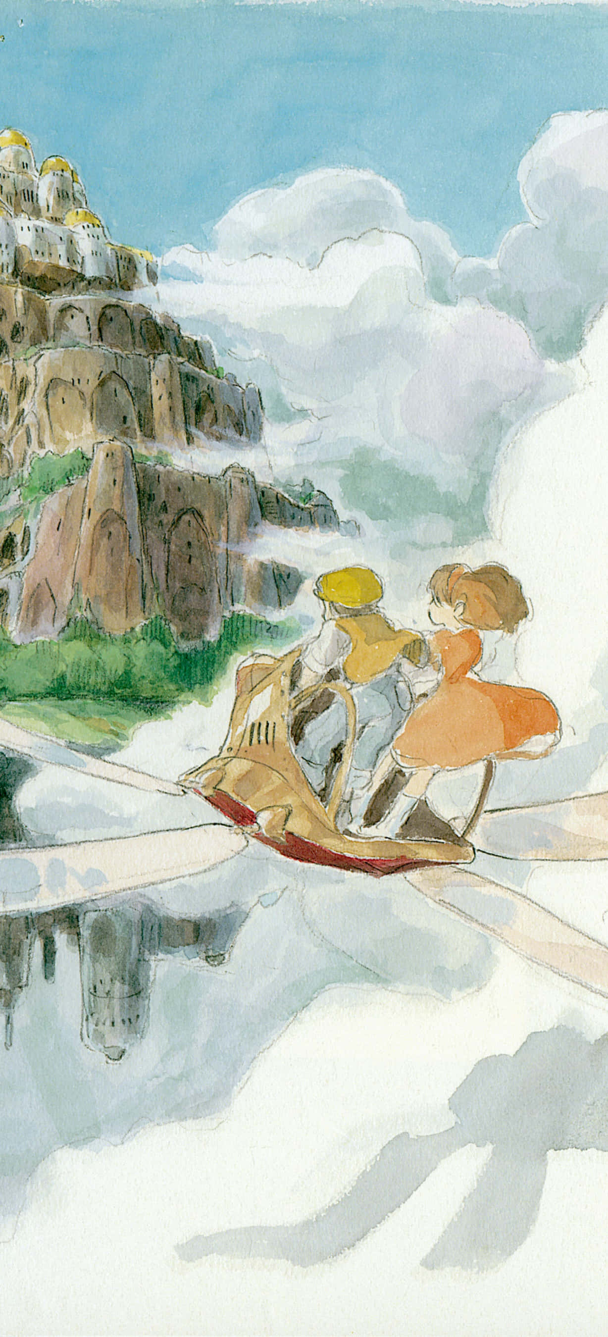 Pregătește-te să explorezi lumea Studio Ghibli cu acest telefon Fundal