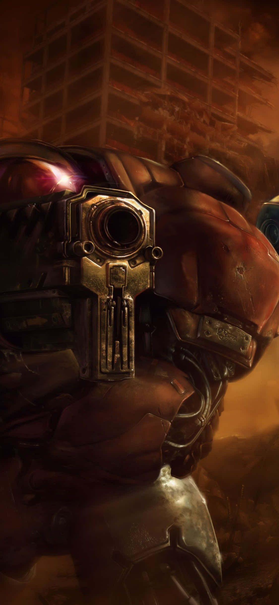 Pregătește-te să joci intensul joc de strategie StarCraft II pe iPhone X-ul tău. Fundal