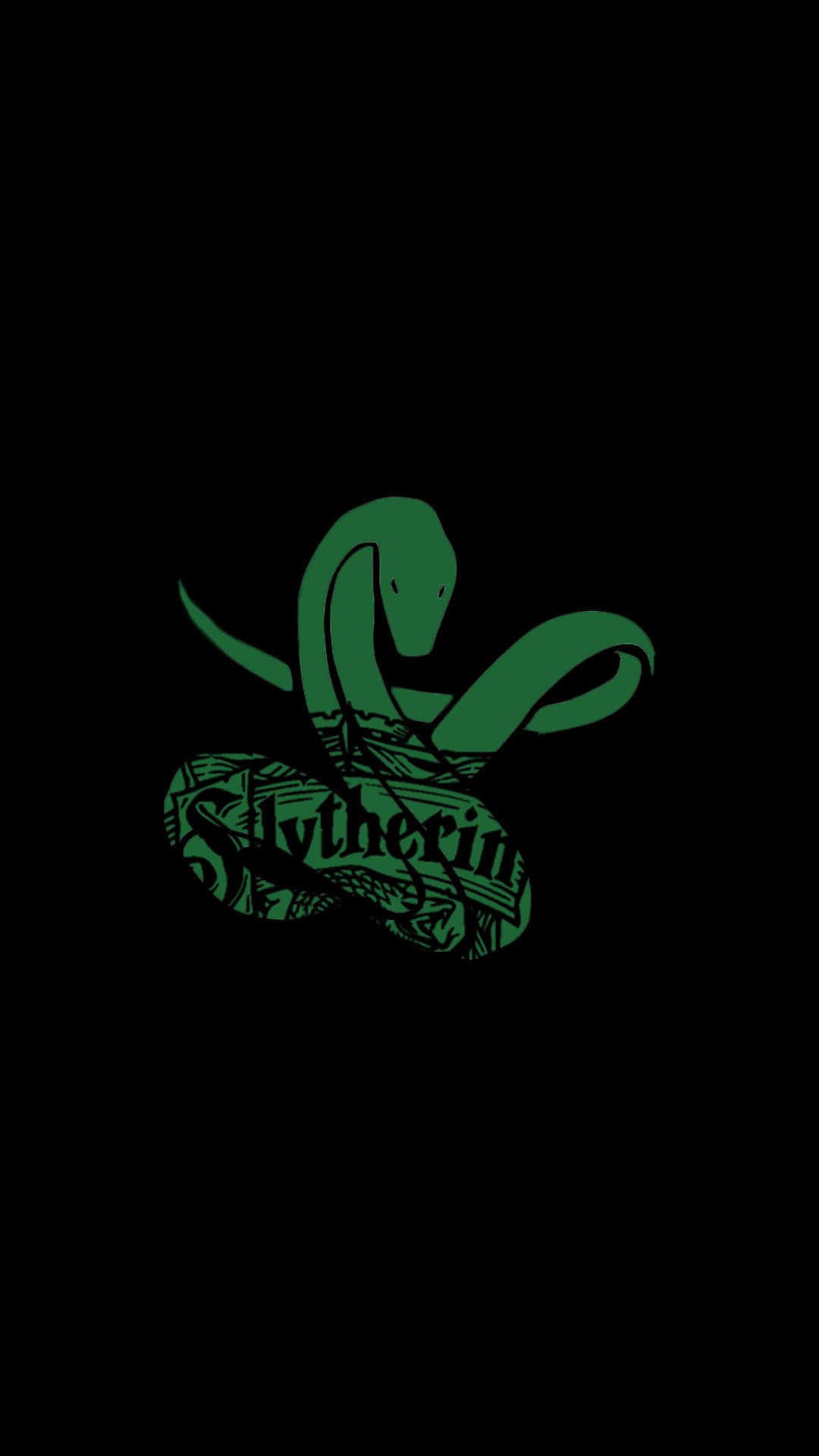 Pregătește-te să te alături Casei Slytherin cu această estetică fascinantă Fundal