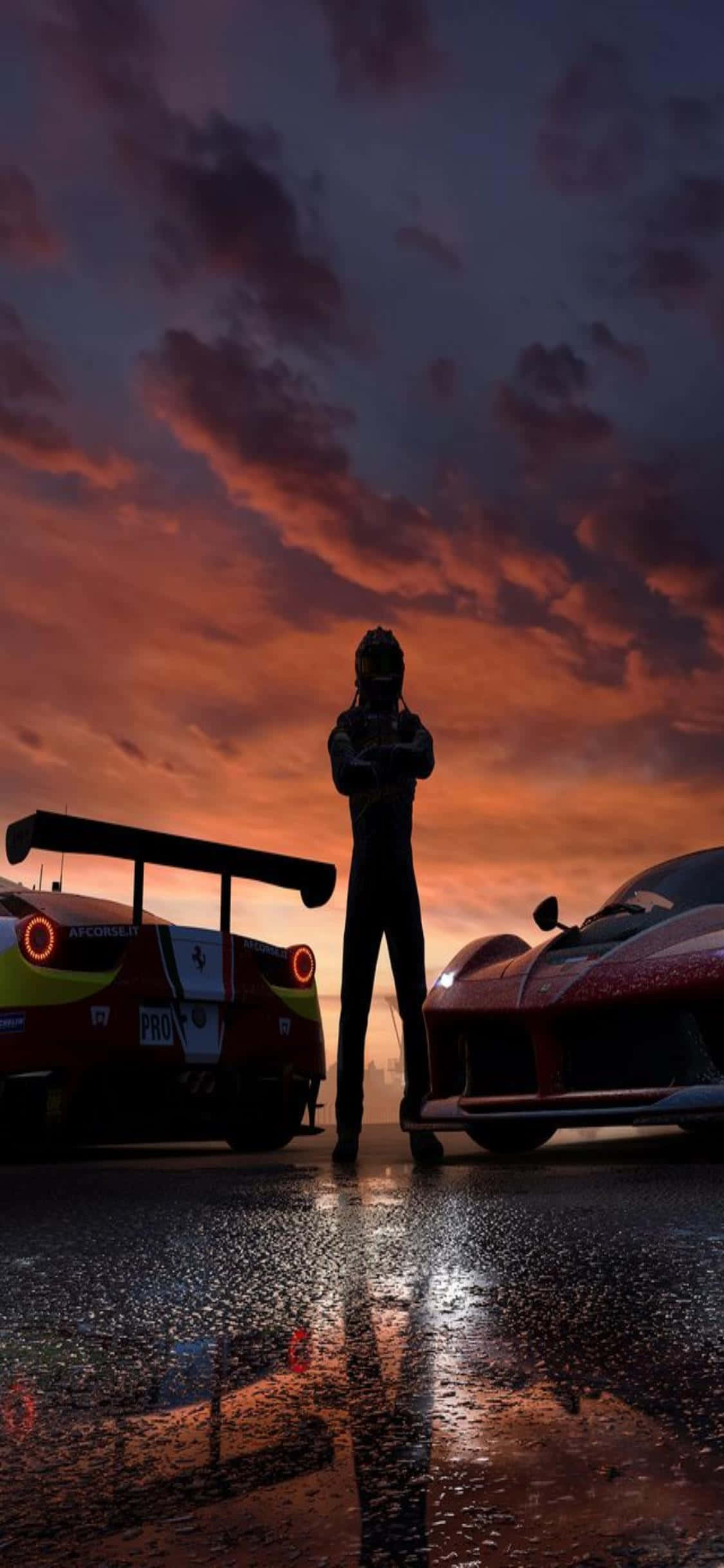 Pregătind Terenul pentru Aventura Ta de Curse cu iPhone Xs și Forza Horizon 4 Fundal