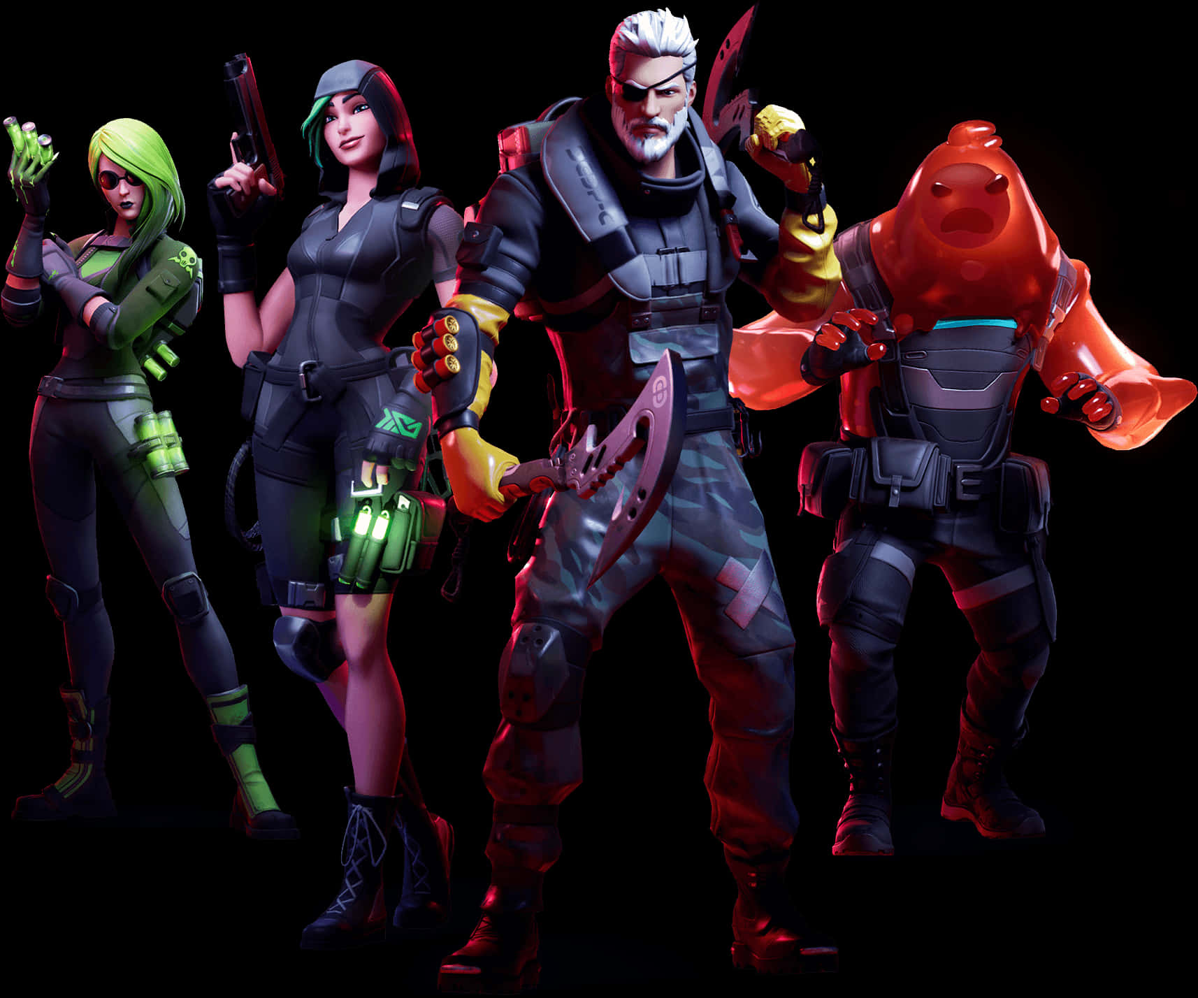 Prezentare Personaje Fortnite Fundal