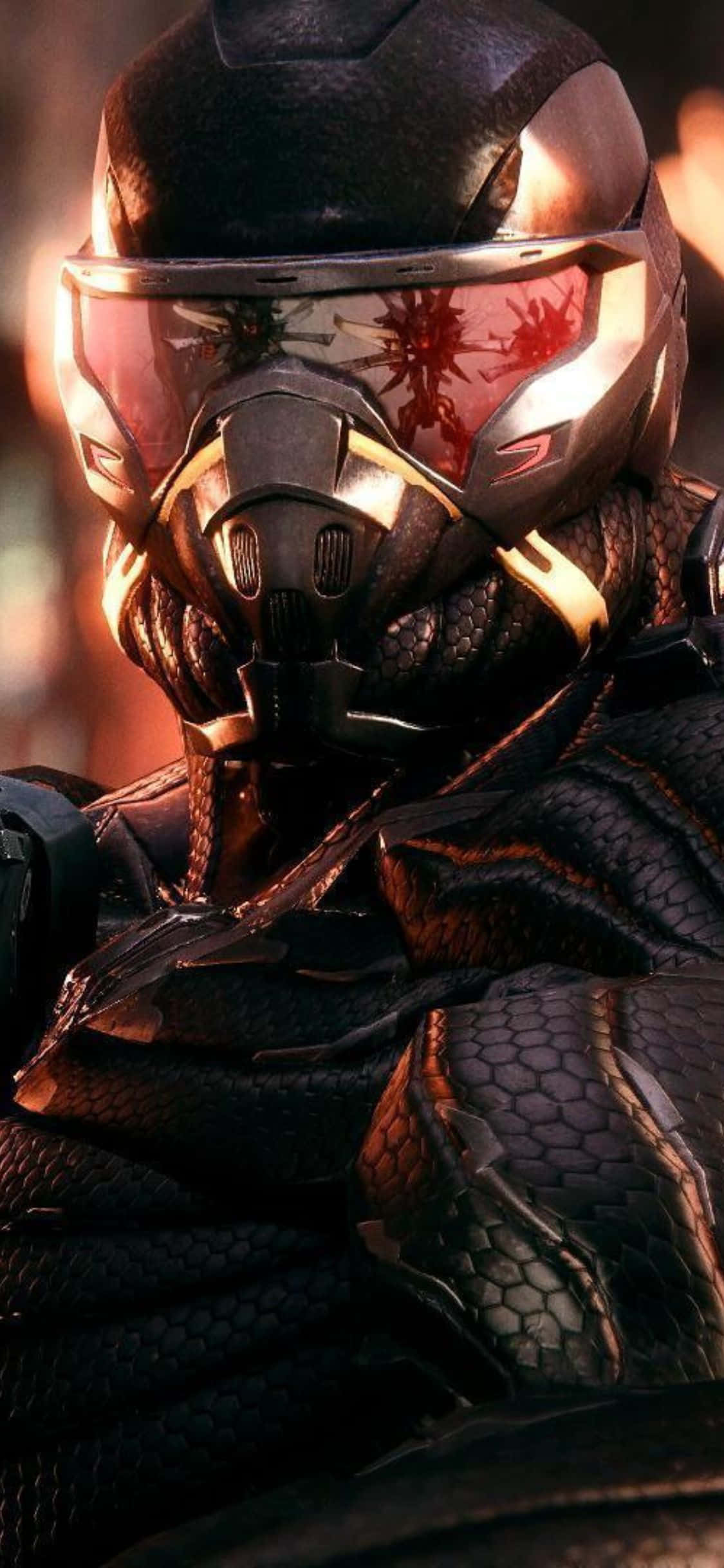 Prezentarea iPhone X jucând Crysis 3 Fundal