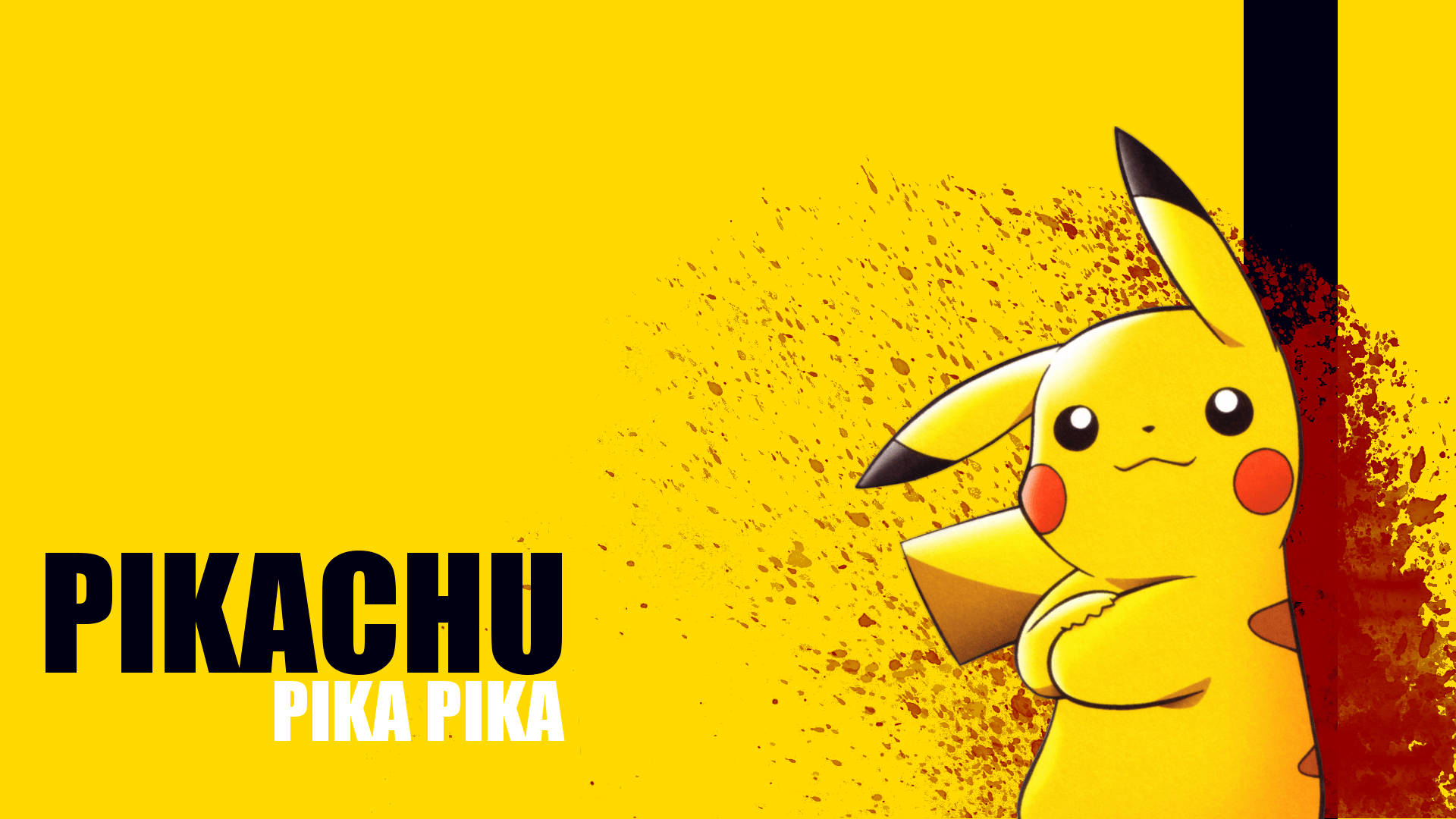 Prinde captivanta operă de artă Pikachu! Fundal