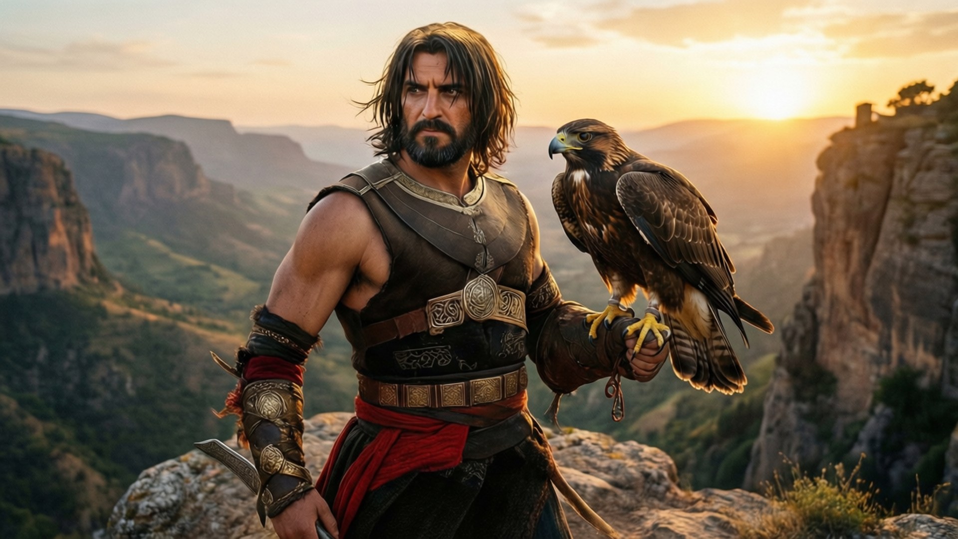 Prințul Falconier Fundal