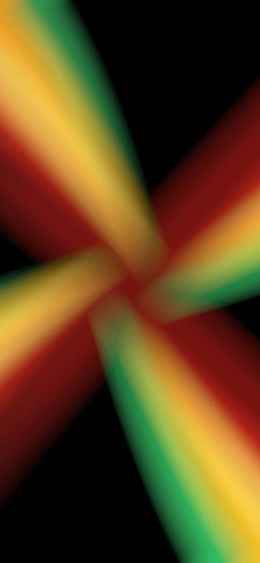 Prismă Estompată Roșu și Verde Fundal