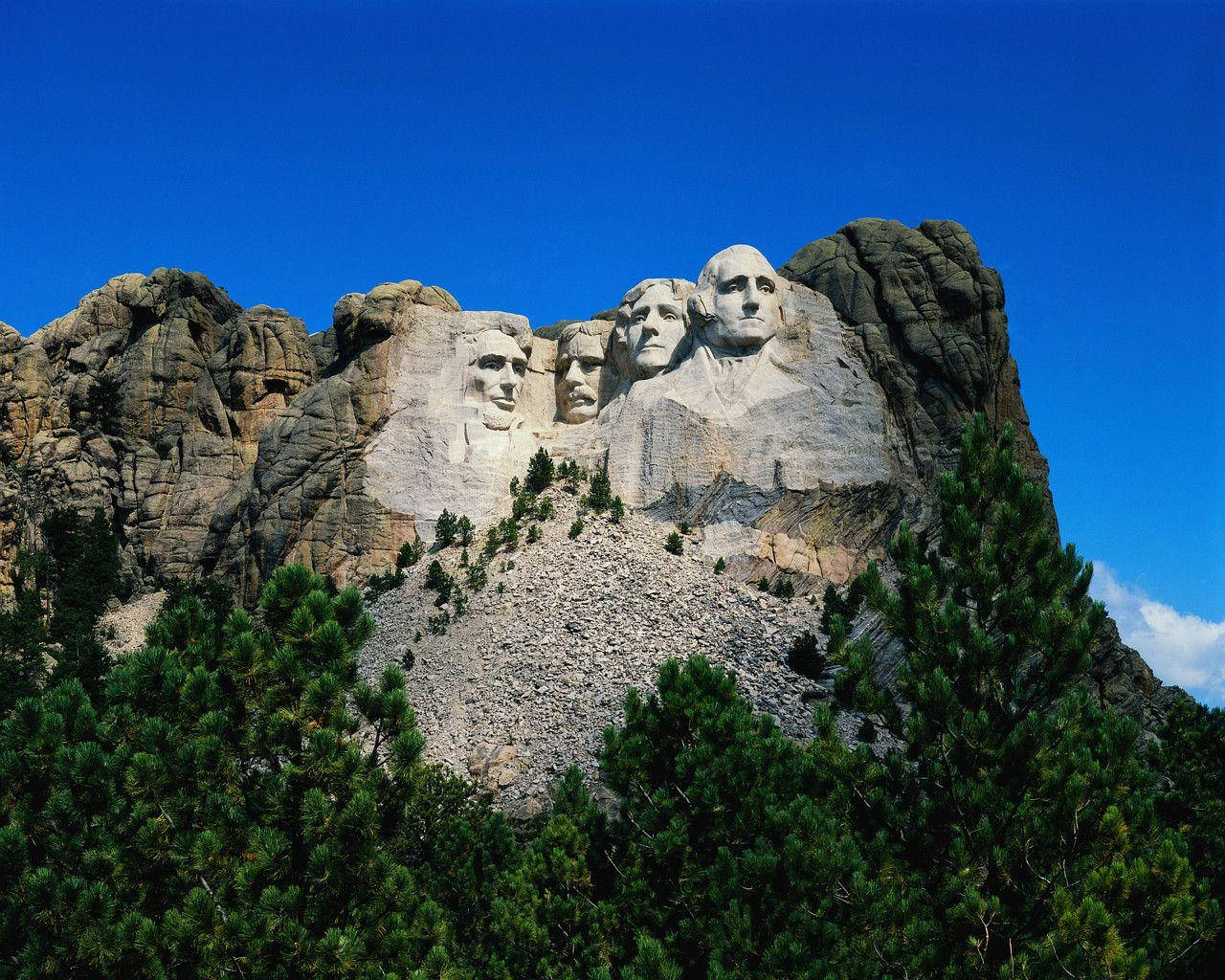 Priveliștea Uimitoare a Muntelui Rushmore Fundal