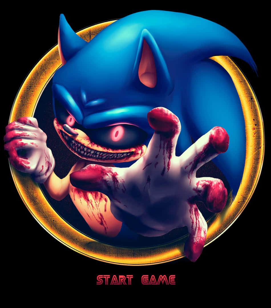 Privirea Înghețată a lui Sonic.EXE Fundal