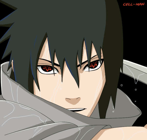 Privirea Sharingan a lui Sasuke Uchiha Fundal
