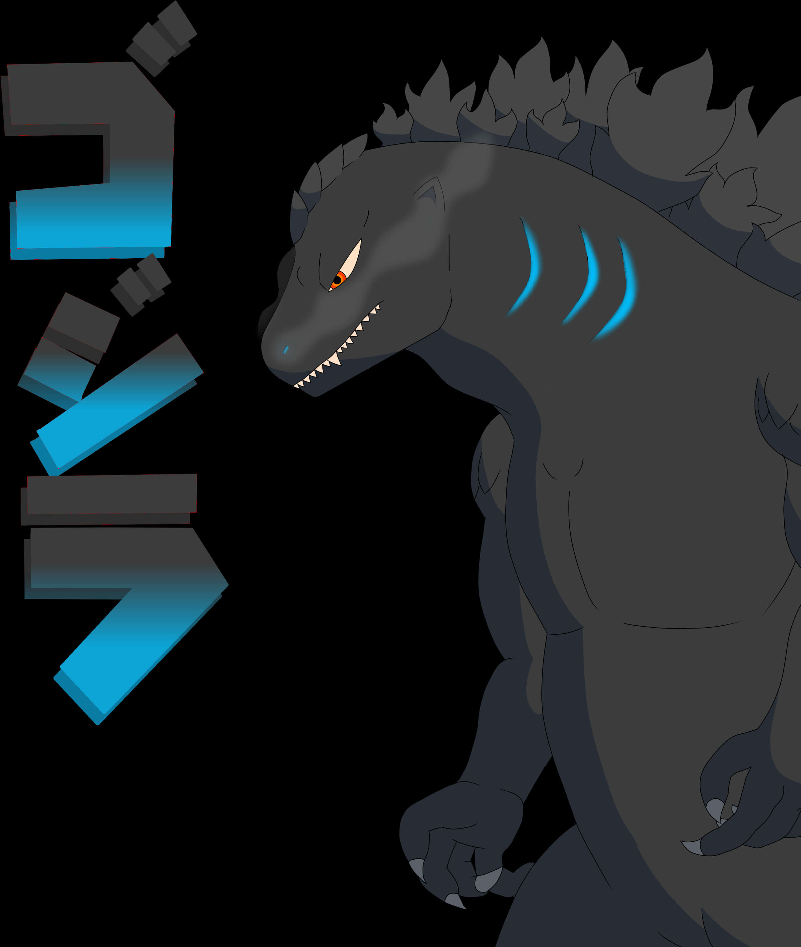 Profil Animat Godzilla Fundal