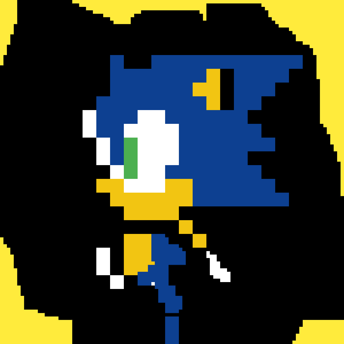 Profil Sonic Pixelat Fundal