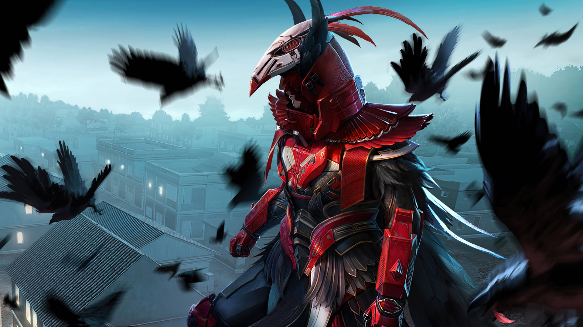 Promo PUBG Blood Raven X Suit Fundal