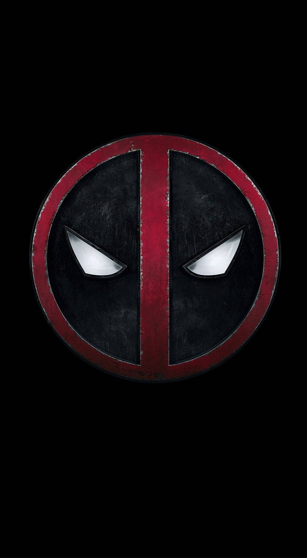 Protejează-ți dispozitivul cu logo-ul măștii Deadpool Fundal