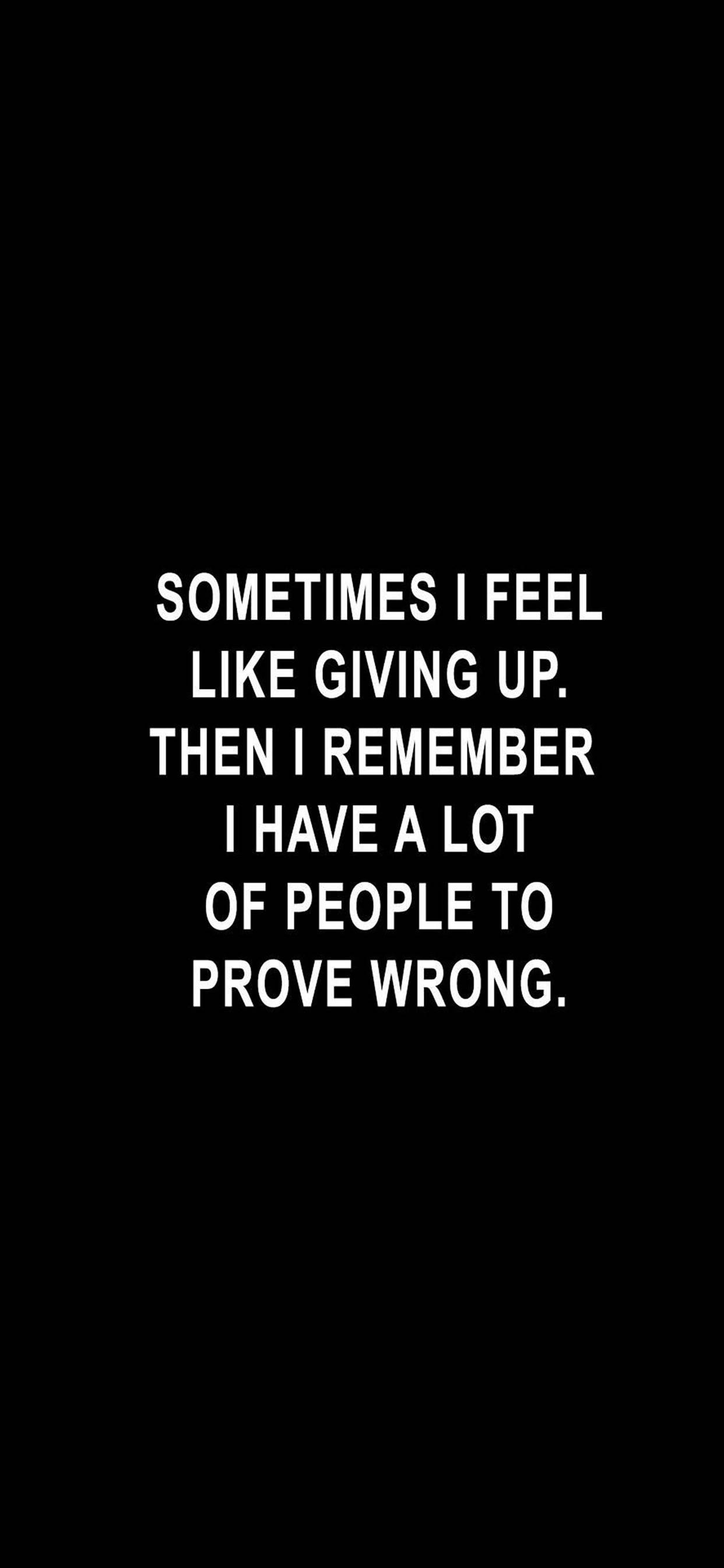 Prove Wrong Motivational iPhone Fundal