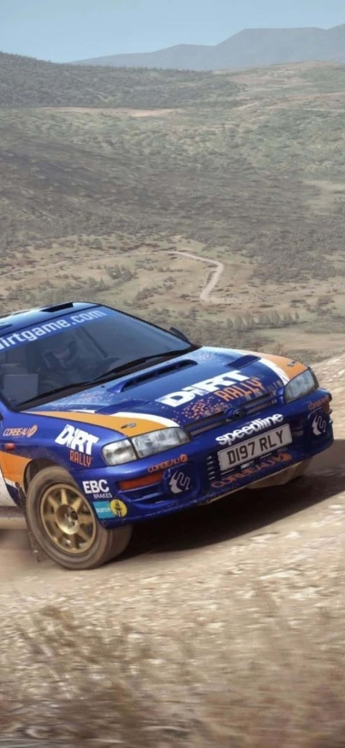 Pune-te la volan și acceptă provocarea Dirt Rally cu iPhone Xs Fundal