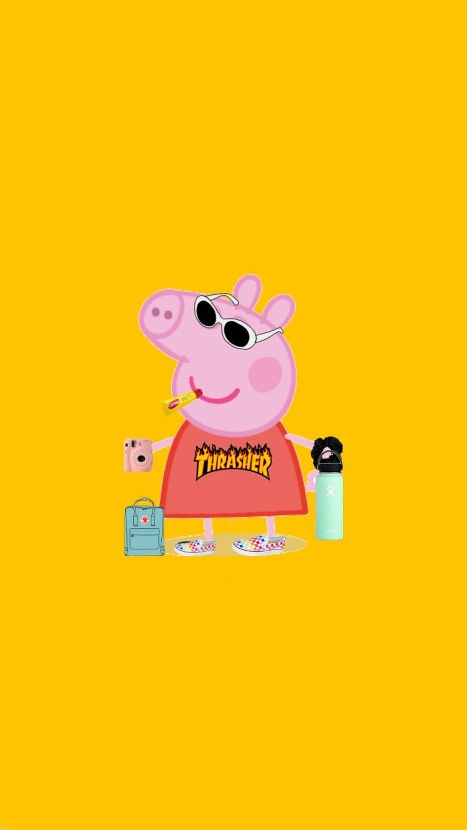 Purcelușă drăguță Peppa Fundal
