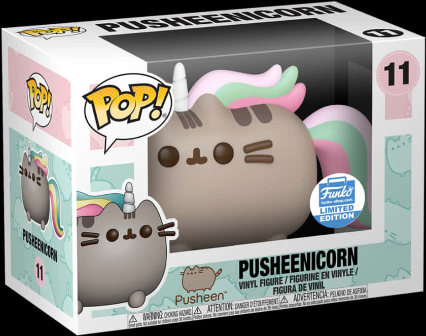 Pusheenicorn Funko Pop Ediție Limitată Fundal