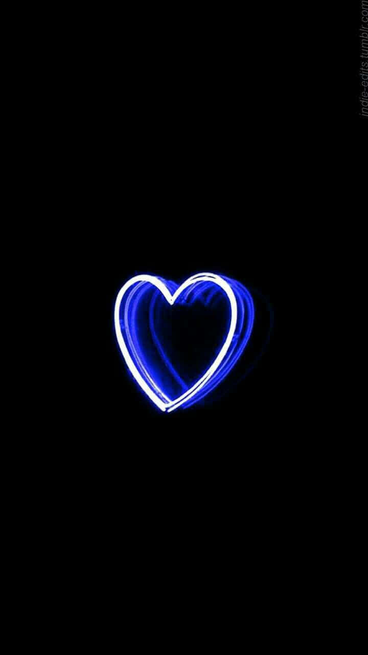 "Puterea albastrului neon" Fundal