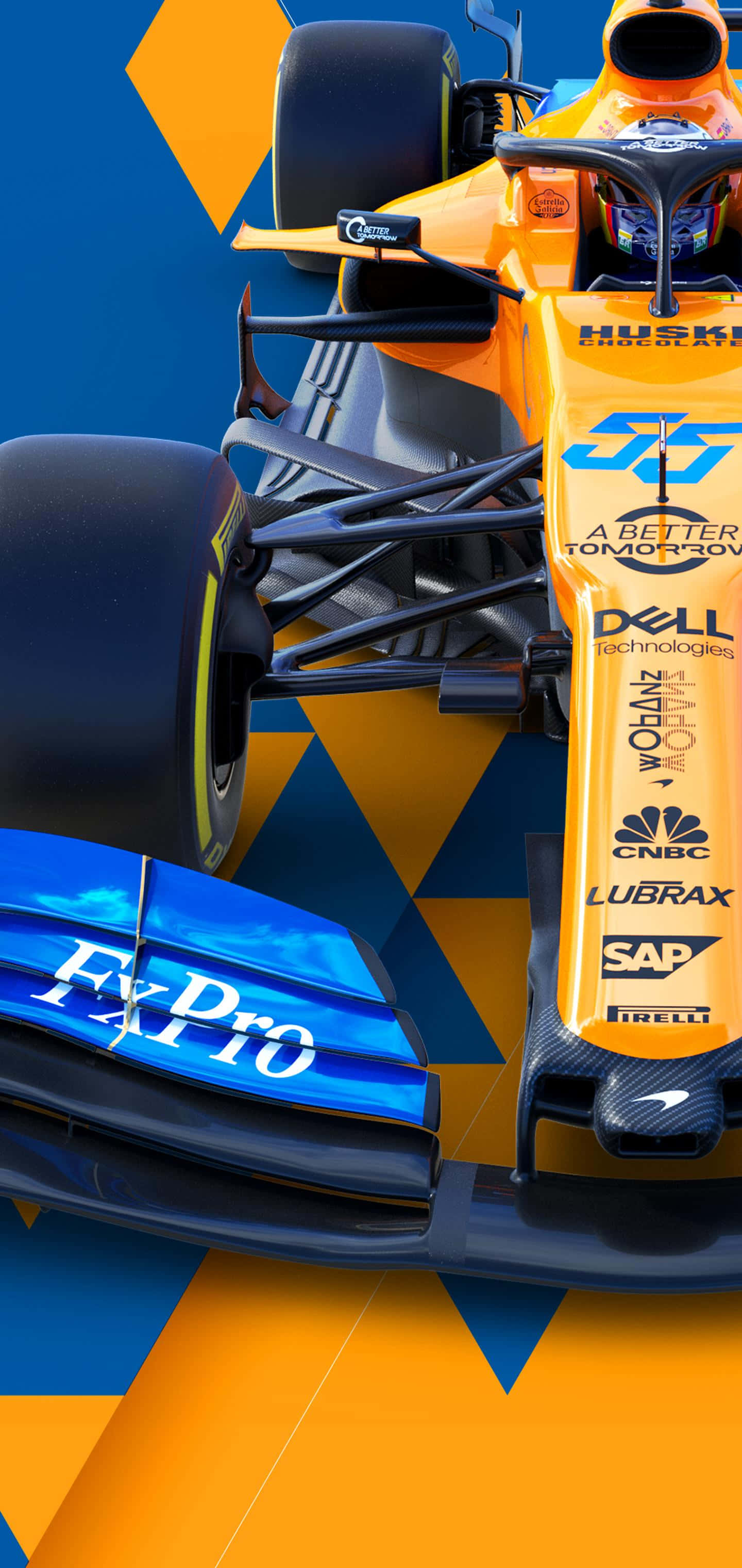 "Puterea în Forma Sa Viscerală - Mclaren Formula 1" Fundal